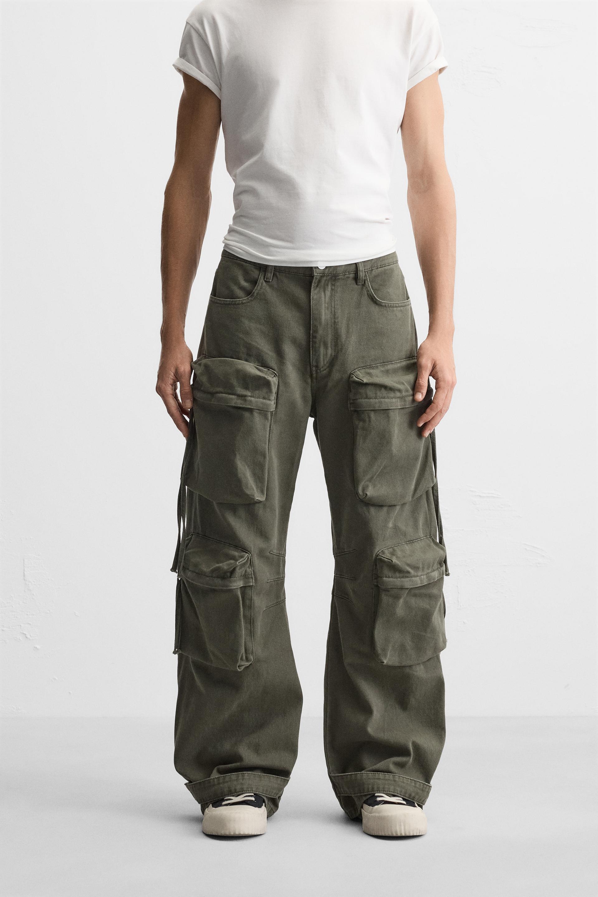 CARGO POCKET DENIM TROUSERS Pegasus