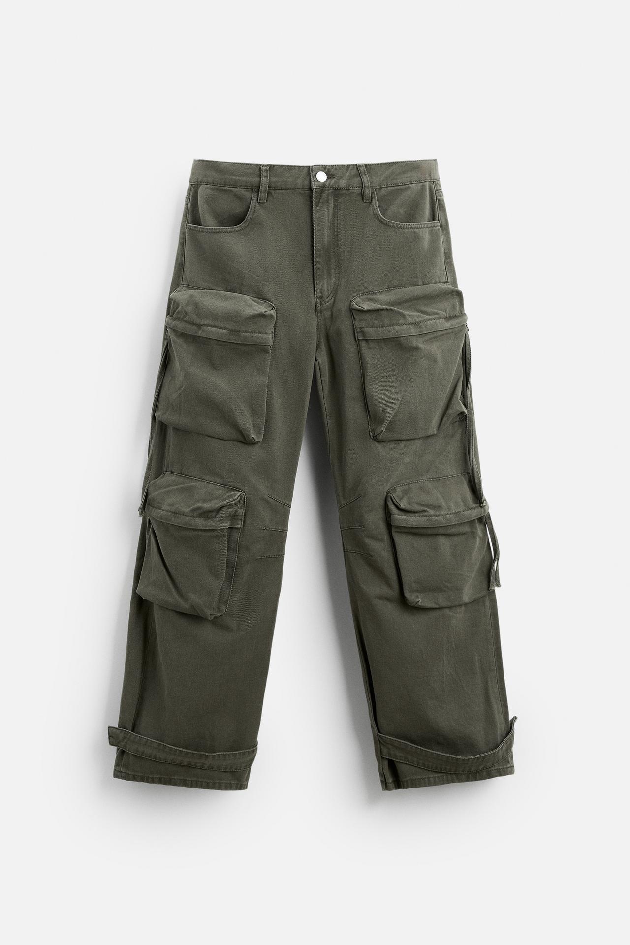 CARGO POCKET DENIM TROUSERS Pegasus
