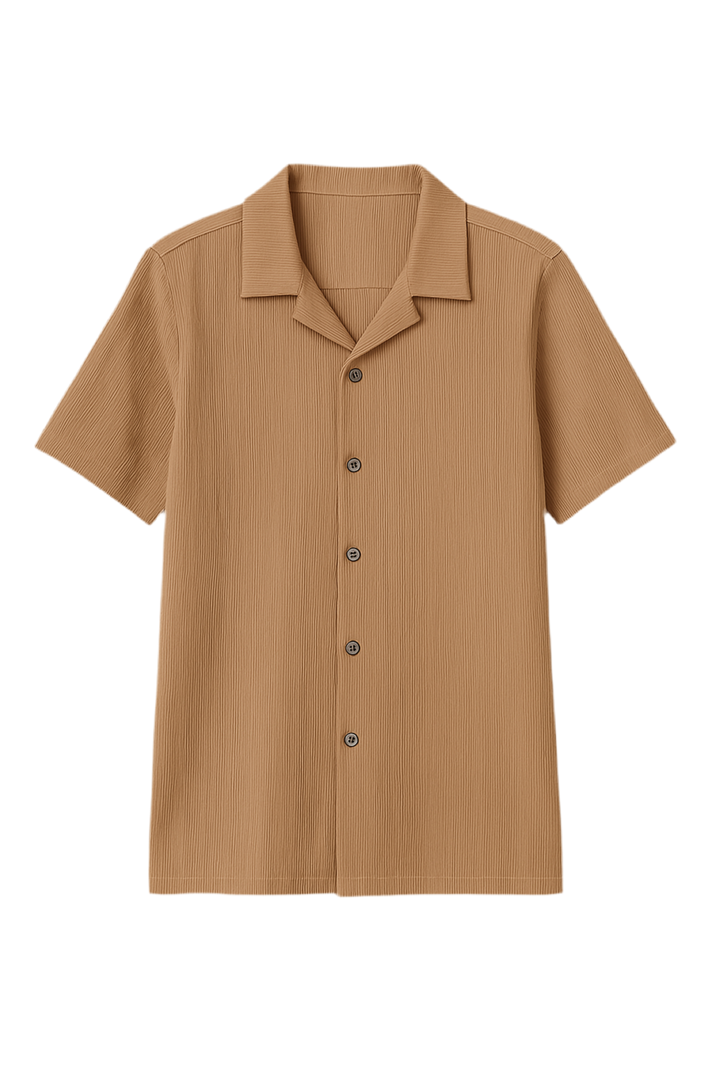 Textured Shirt- Brown Pegasus