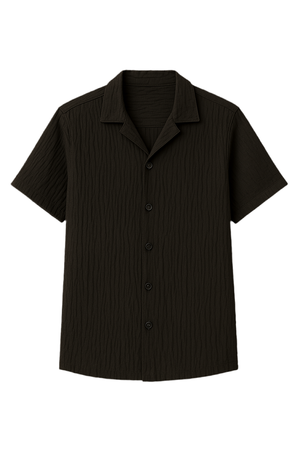 Textured Shirt- Black Pegasus