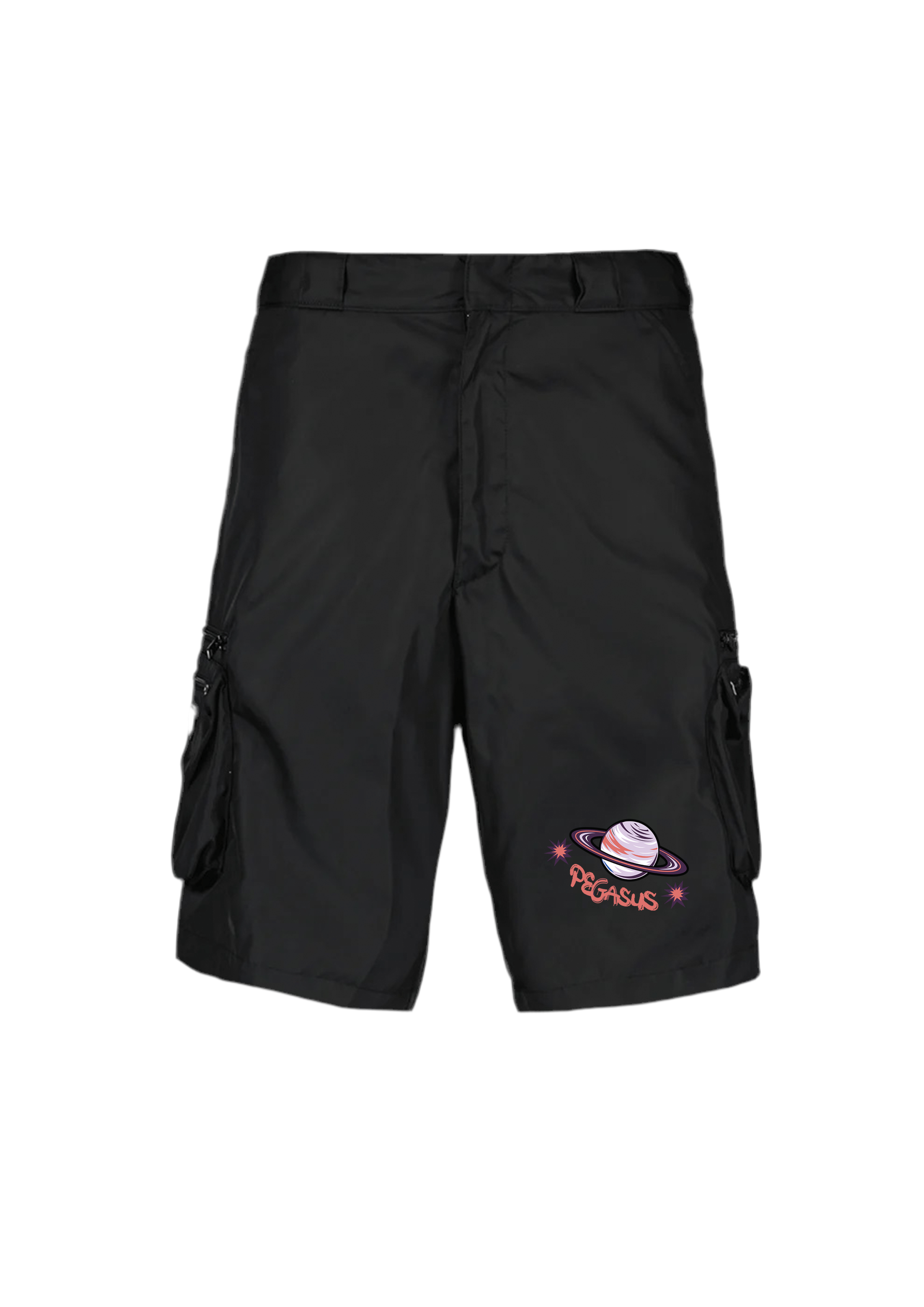CARGO SHORTS- BLACK Pegasus