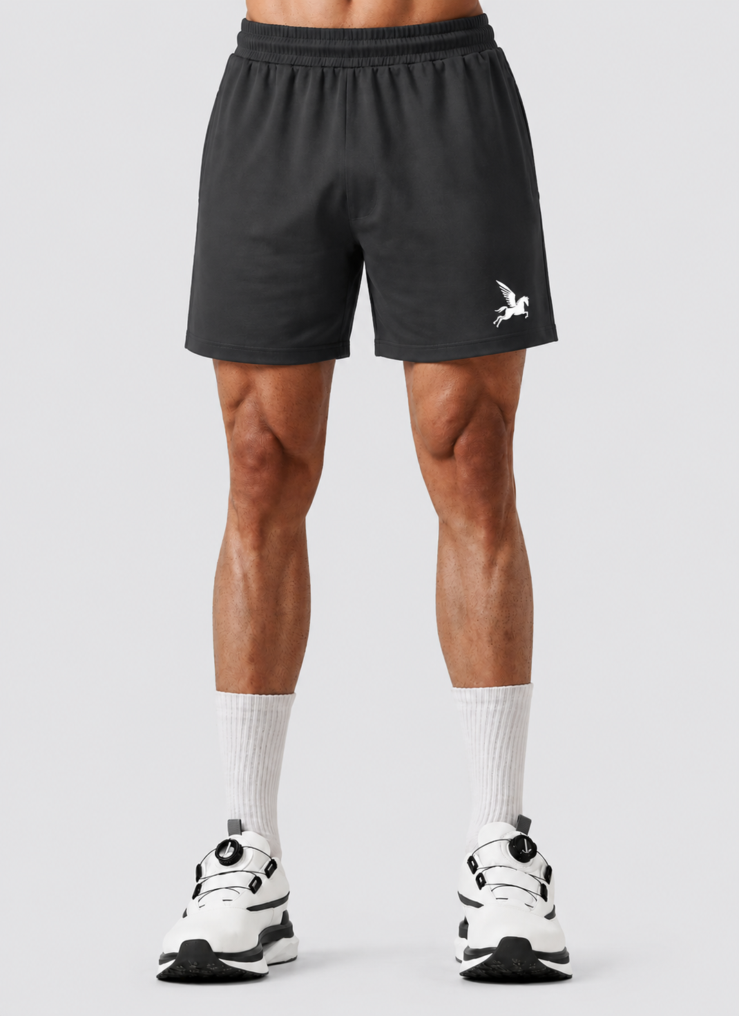 Dark Gray Basic Shorts Project Pegasus
