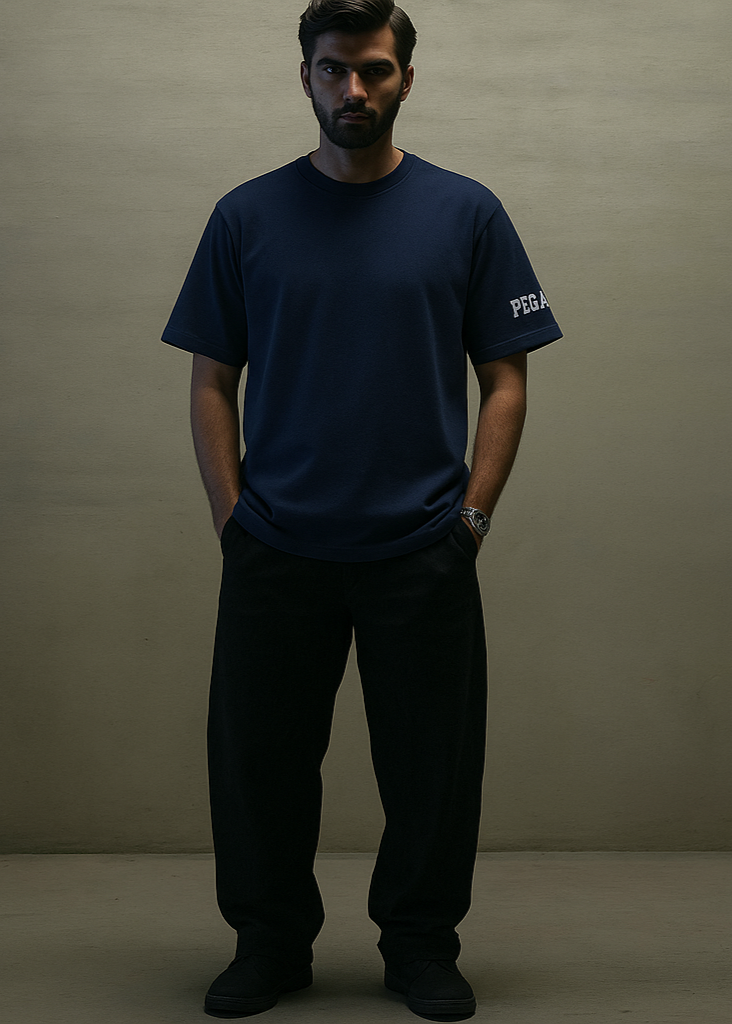 BASIC NAVY T-SHIRT Pegasus