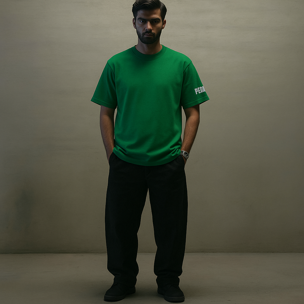 BASIC OLIVE GREEN T-SHIRT