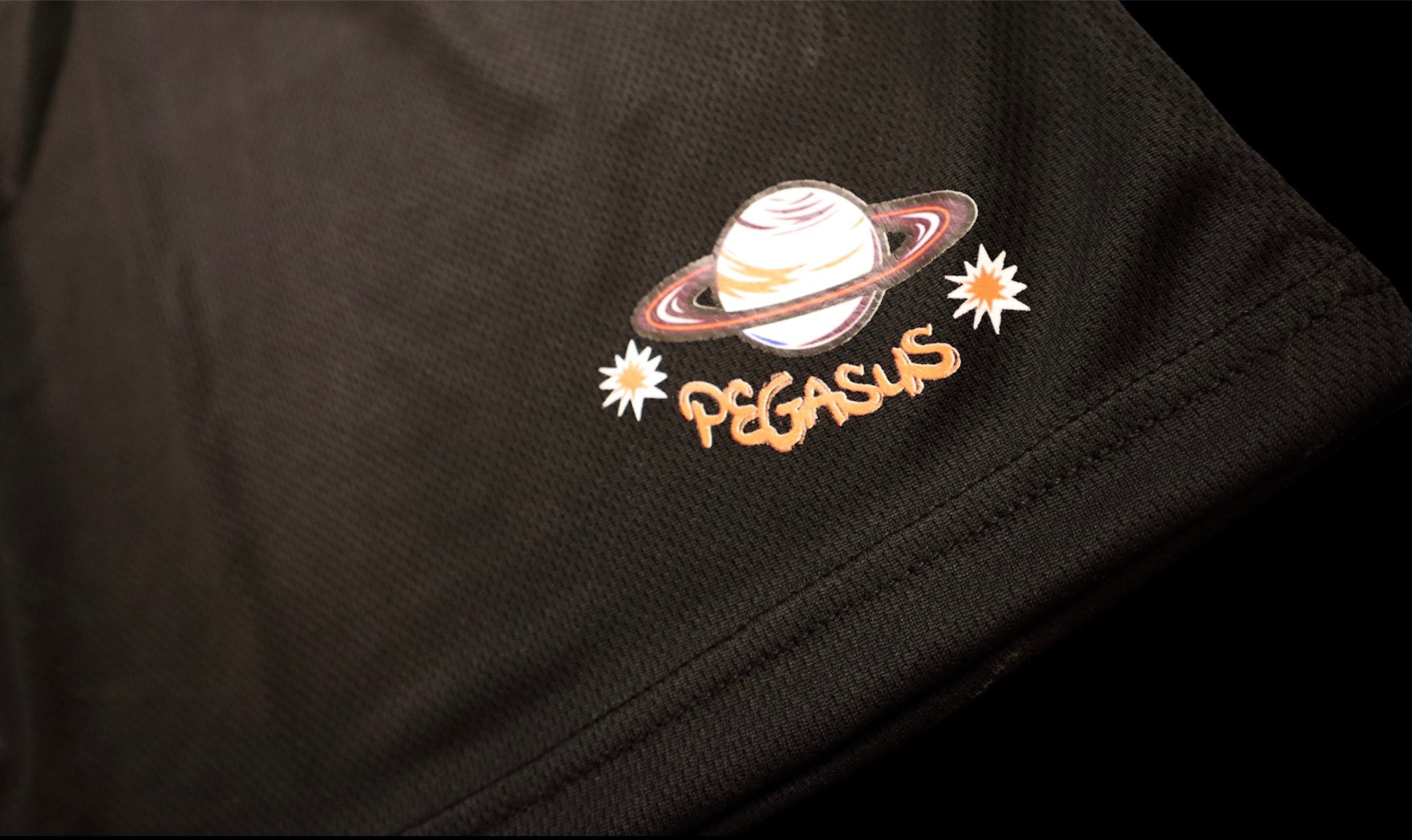 SPACE SHORTS- BLACK Pegasus
