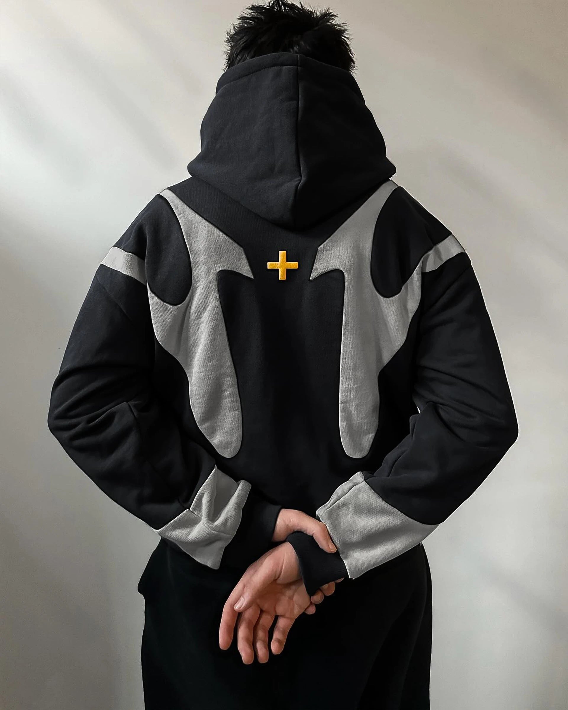Fuse Hoodie - Black/Grey Pegasus