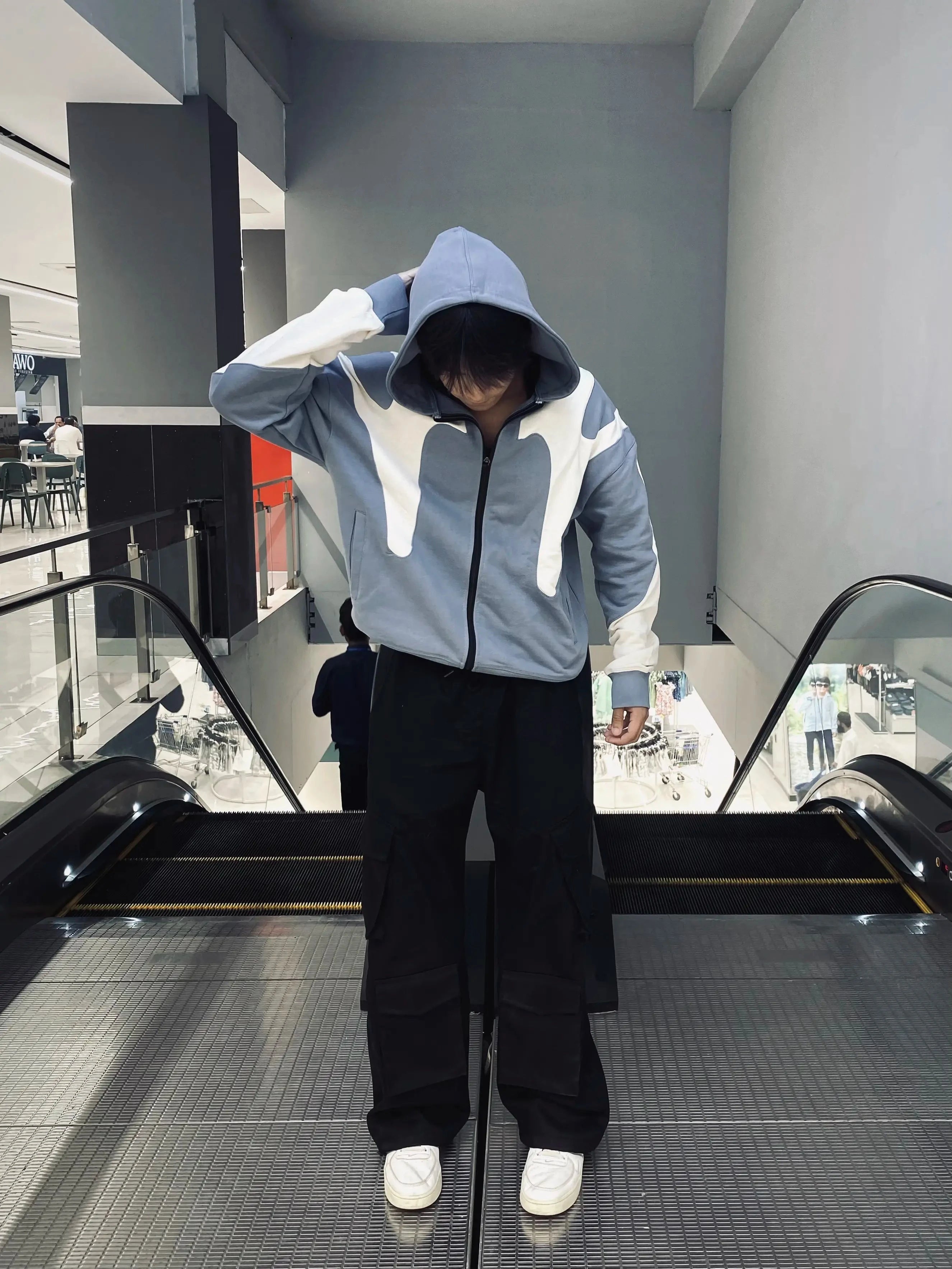 Fuse Hoodie - Cadet Blue Pegasus