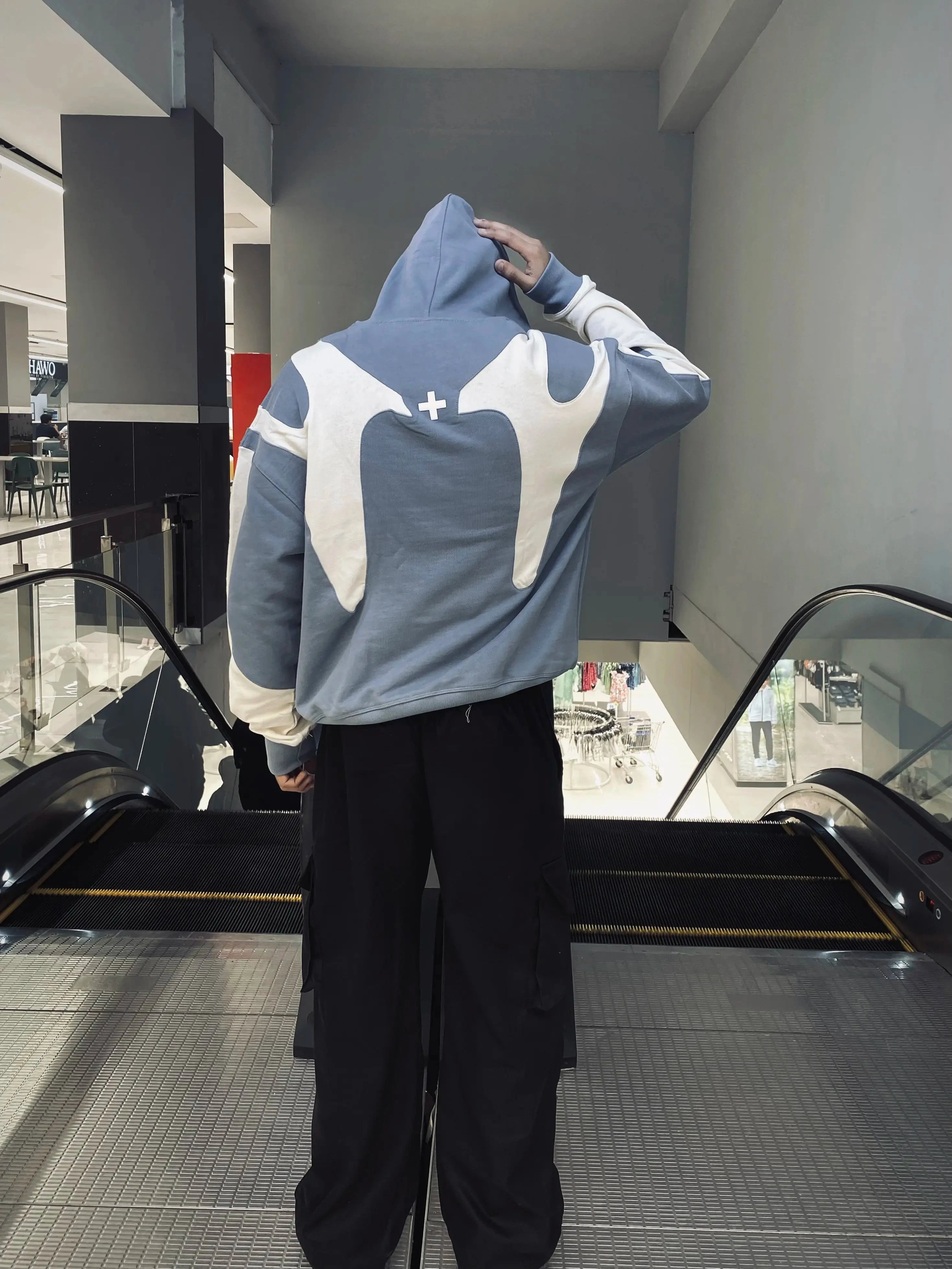 Fuse Hoodie - Cadet Blue Pegasus