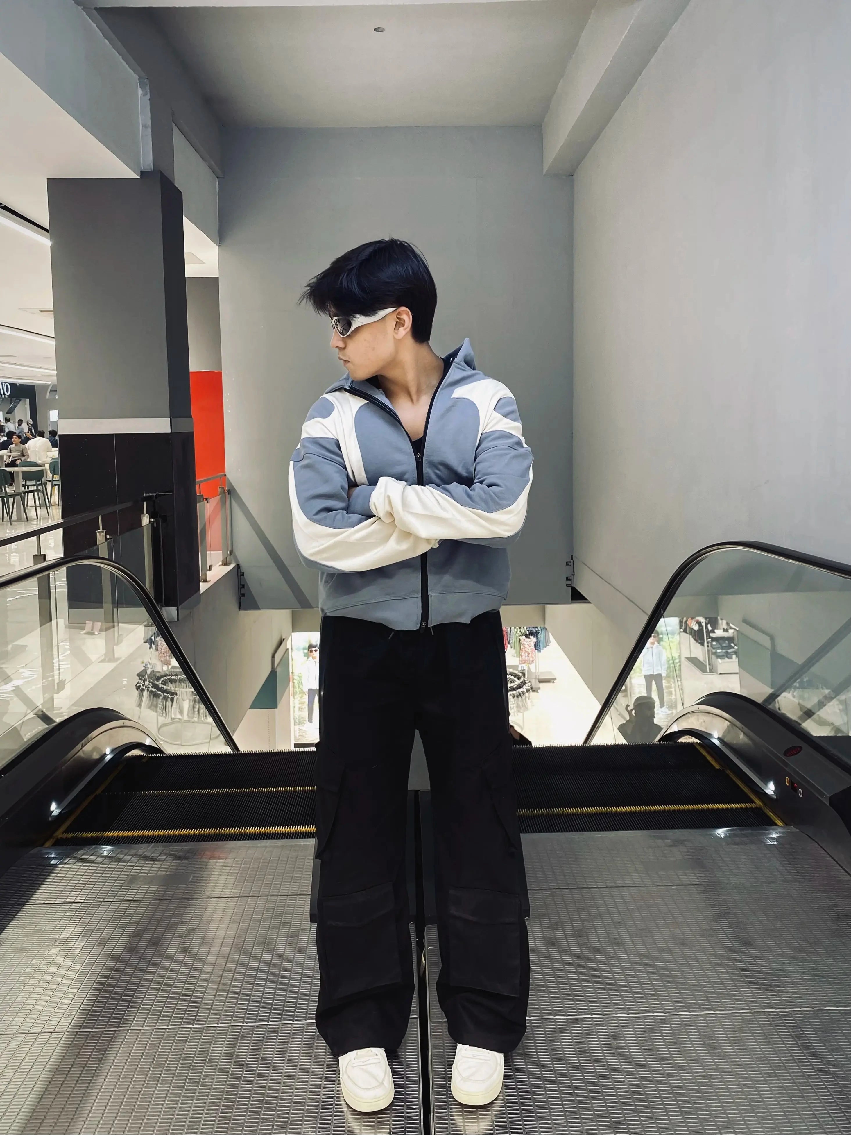 Fuse Hoodie - Cadet Blue Pegasus