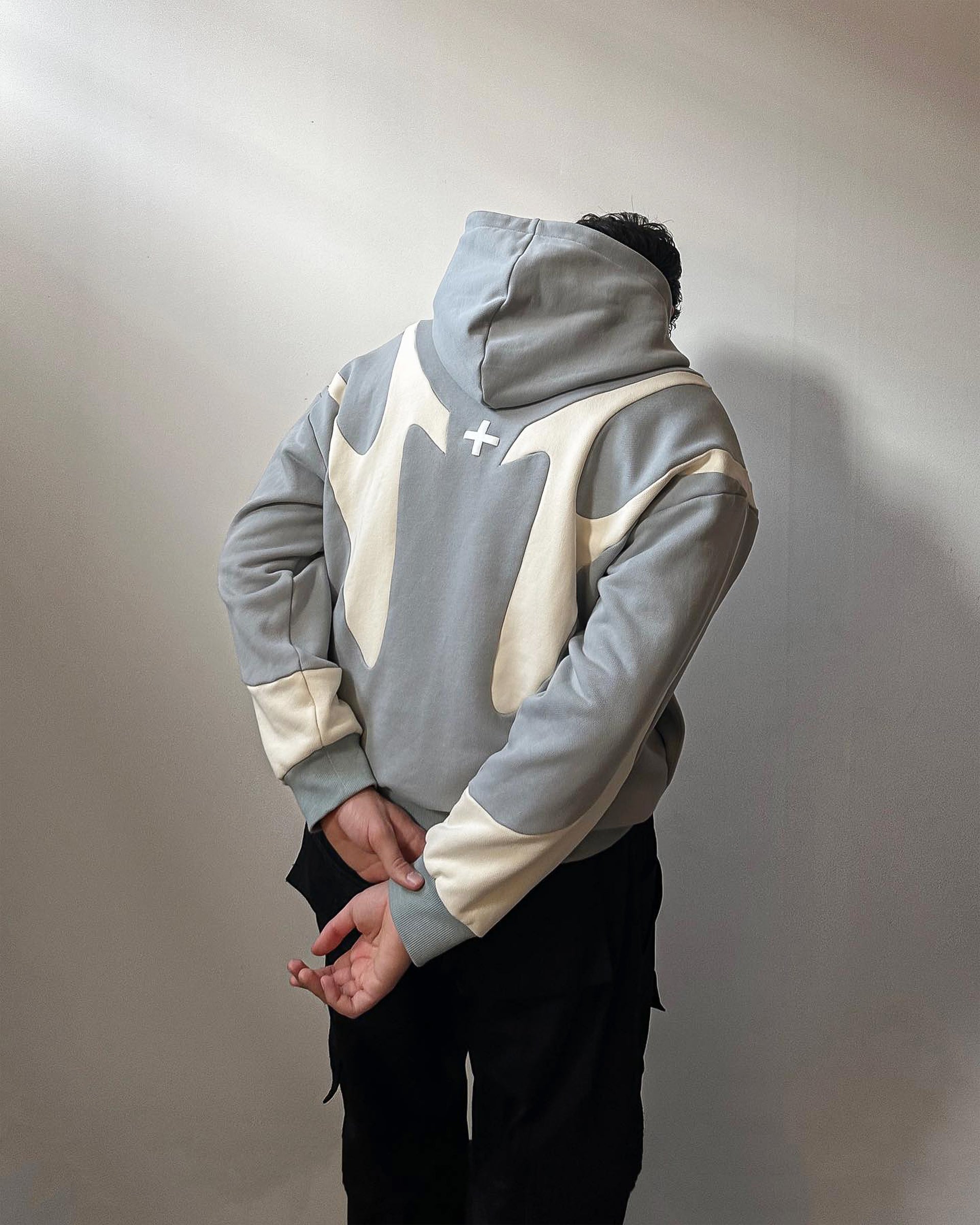 Fuse Hoodie - Grey/Light Cream Pegasus