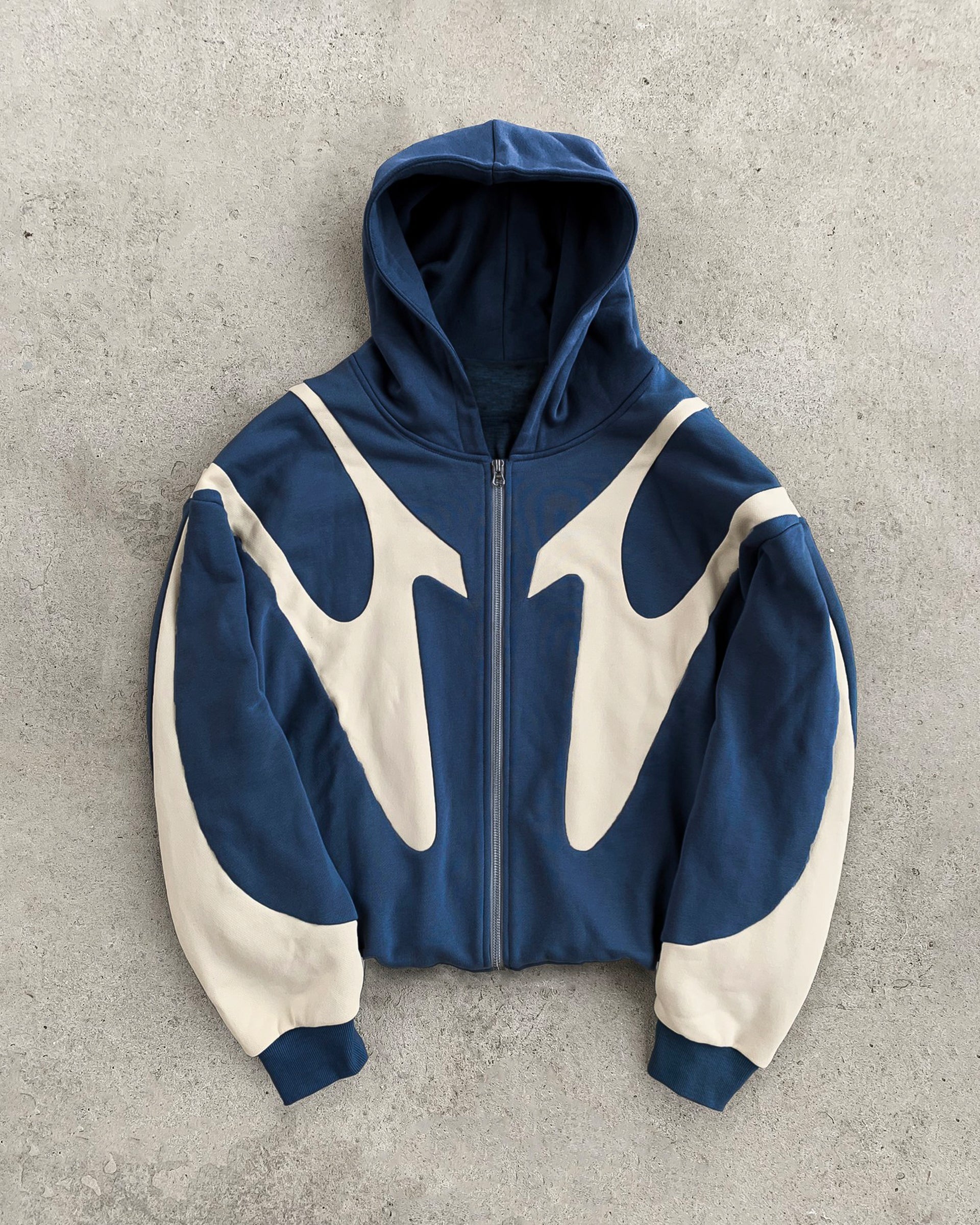 Fuse Hoodie - Navy/Cream Pegasus