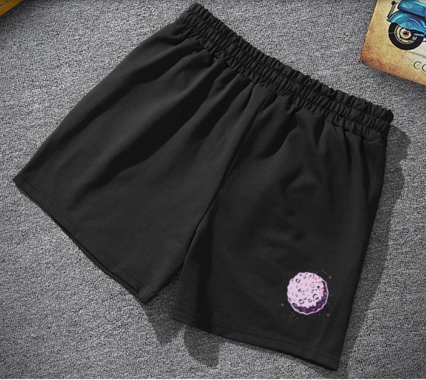 SPACE SHORTS- BLACK Pegasus