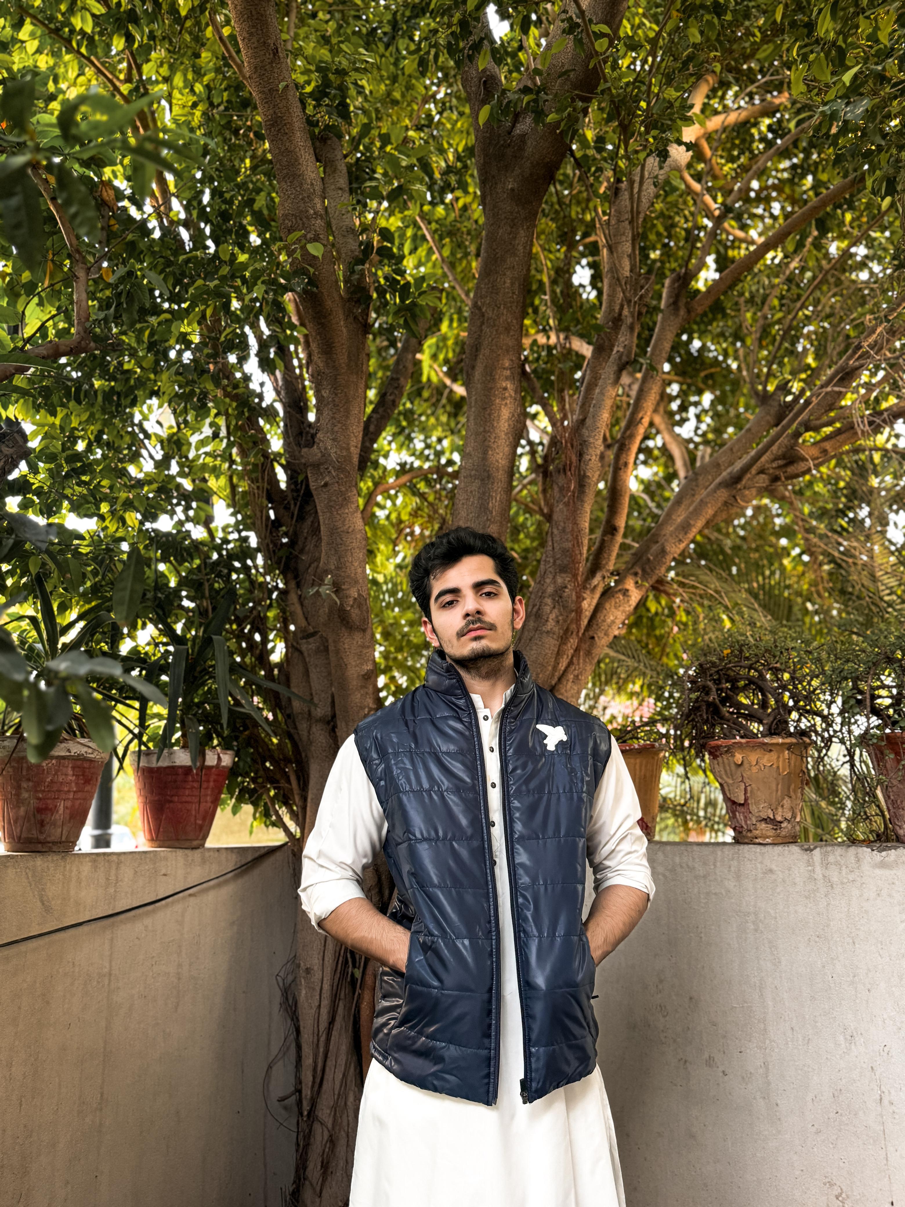 Blue Gilet Jacket
