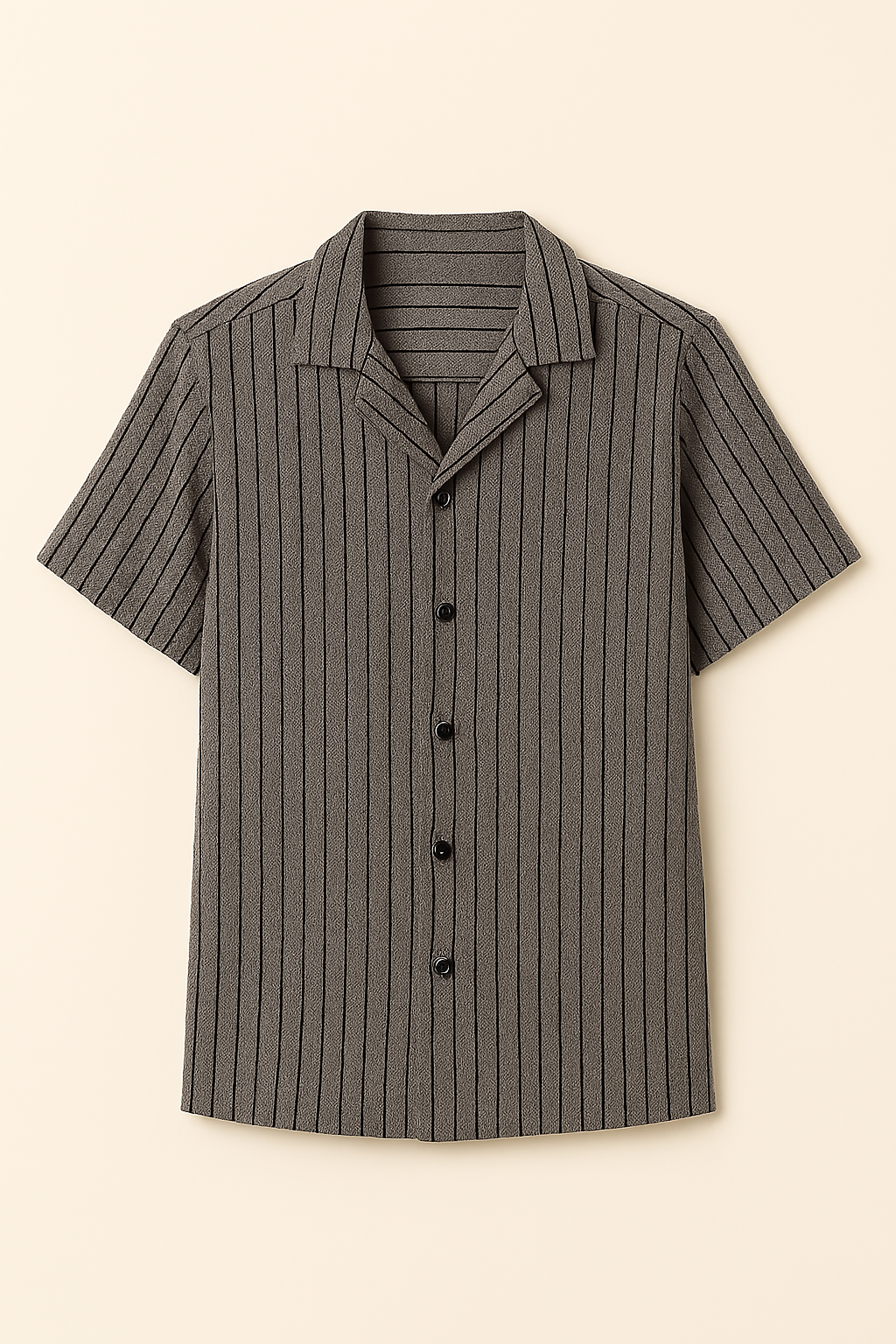 Textured Shirt- Grey/Black Lines Pegasus