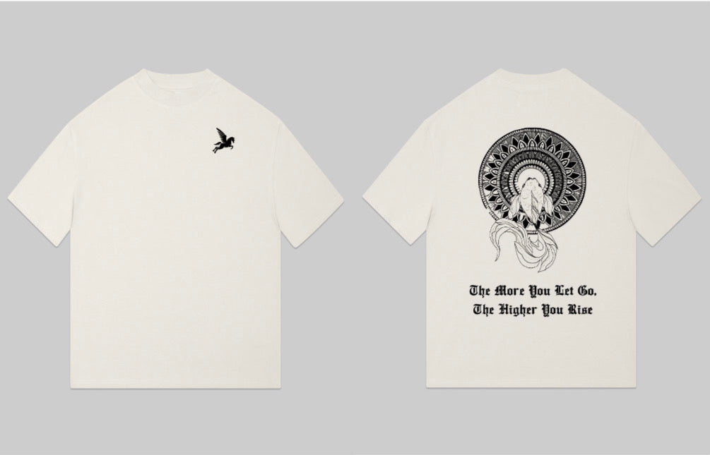RISE HIGH T-SHIRT- WHITE