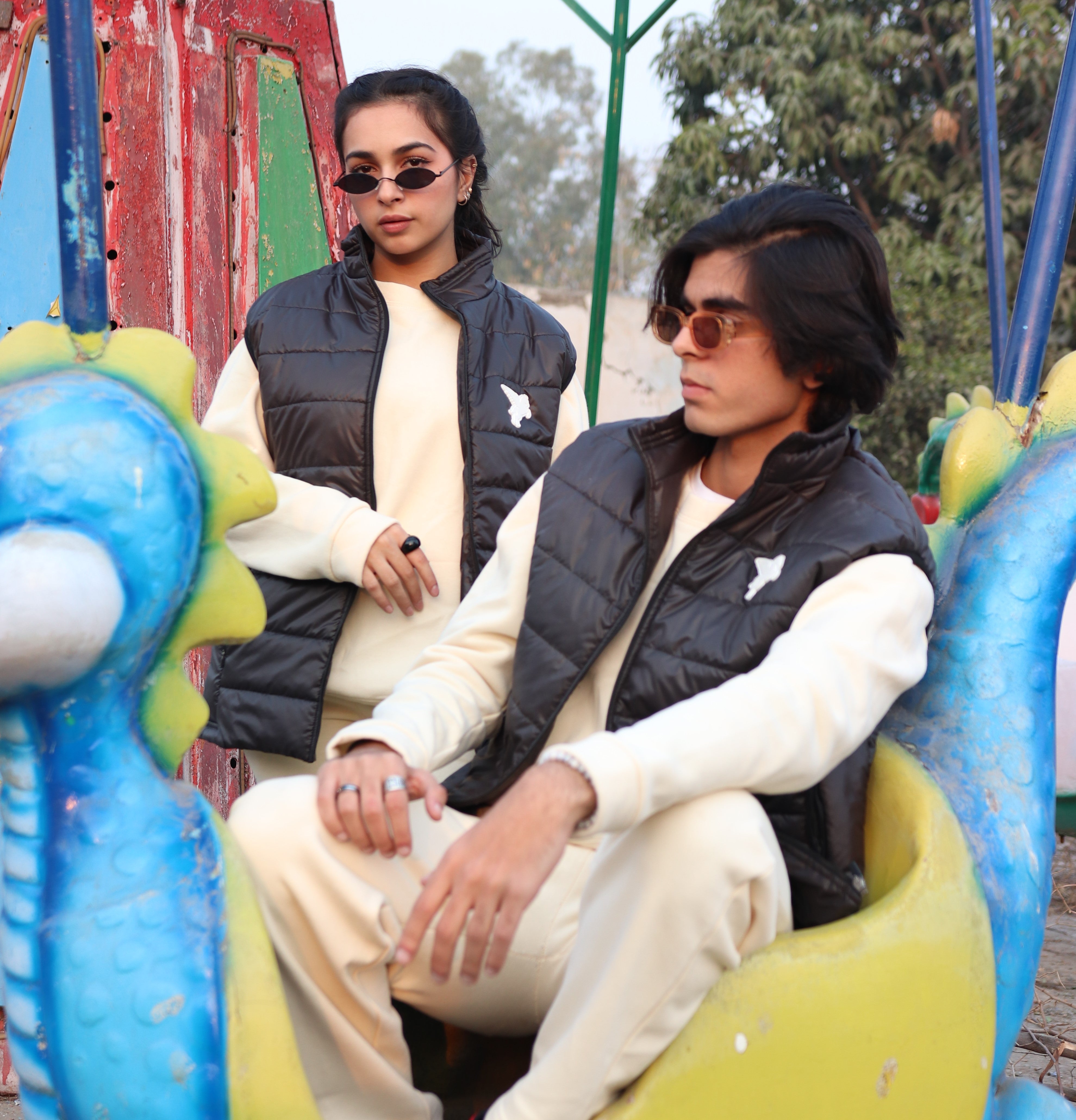 Black Gilet Jacket Pegasus