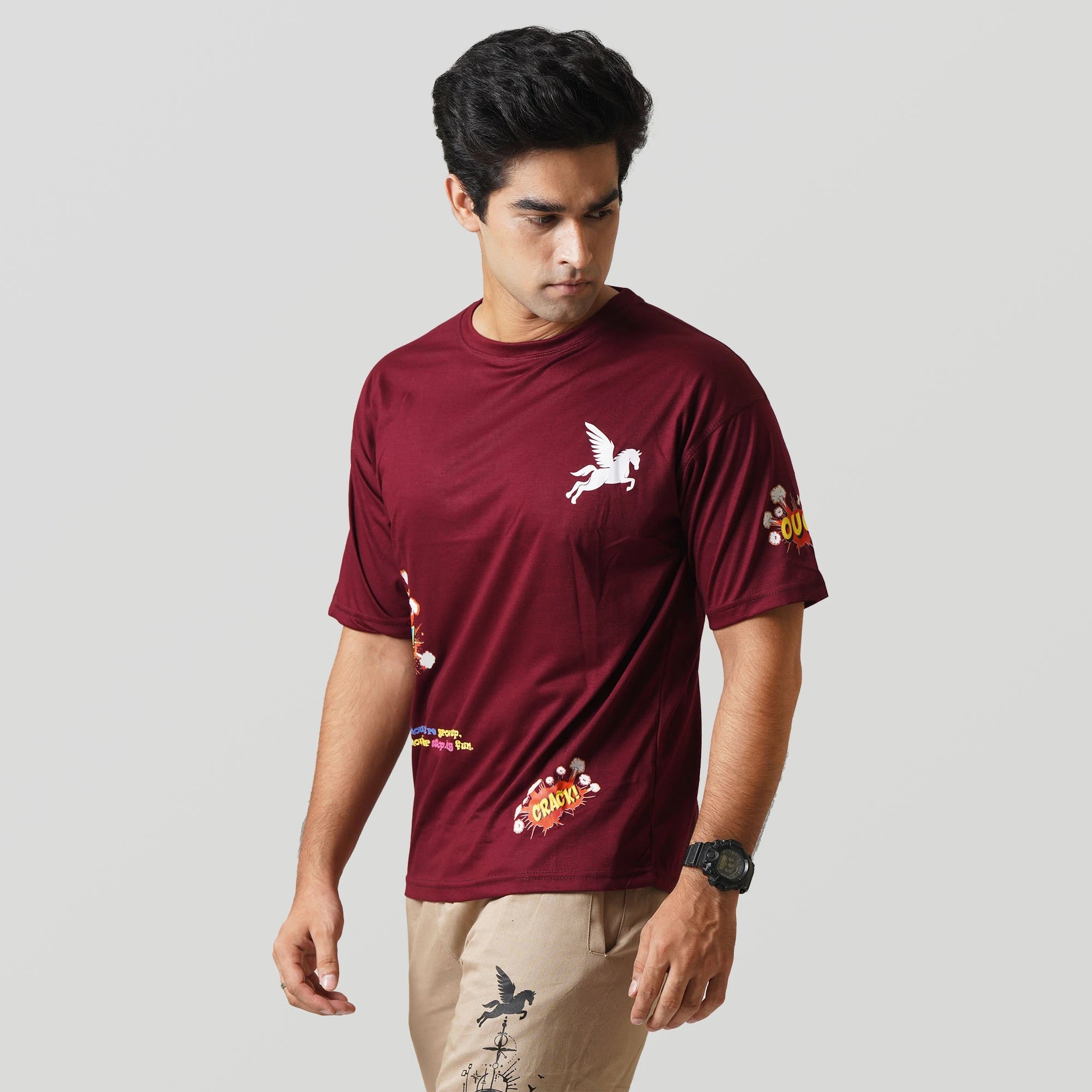 WOW T-SHIRT- RED Project Pegasus