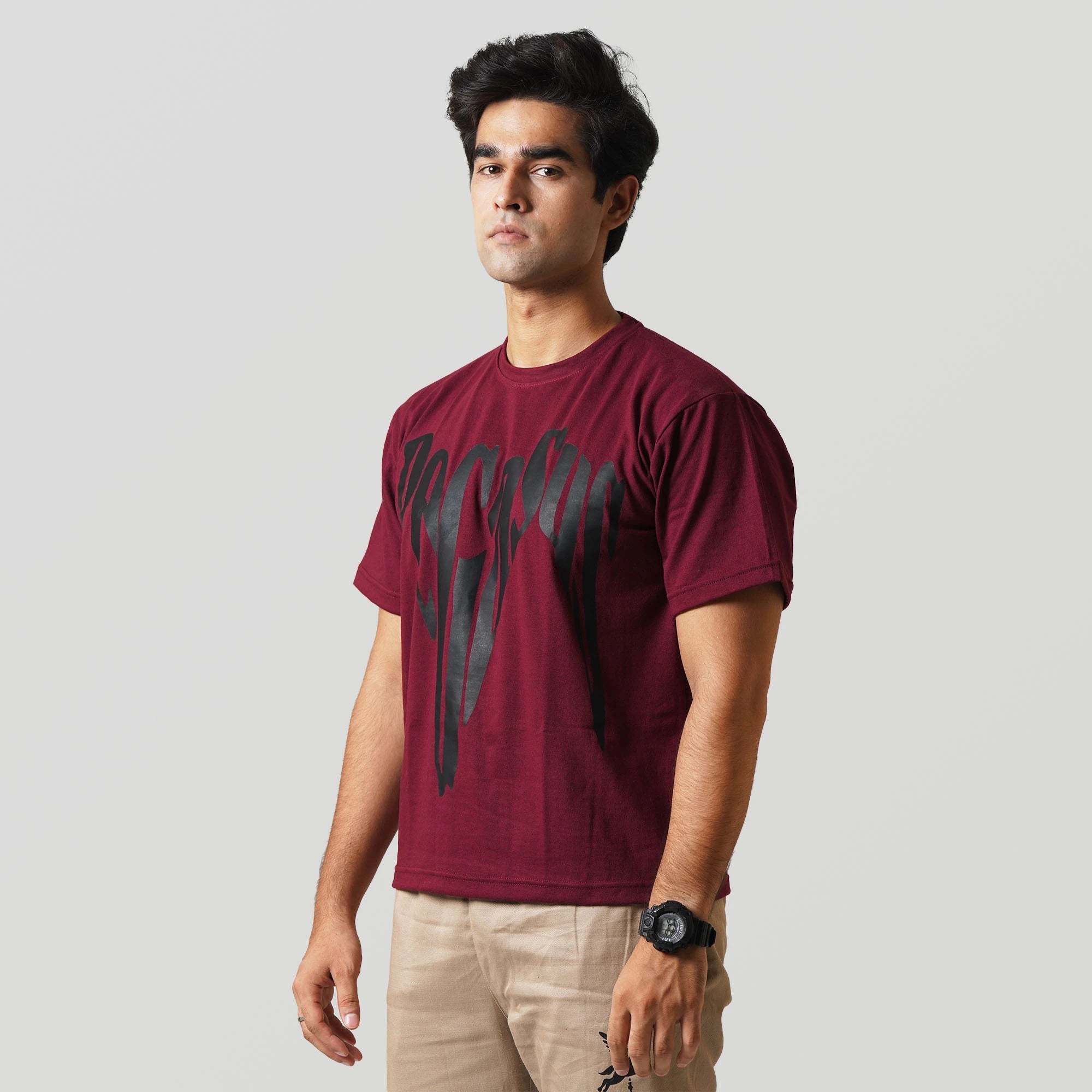 ANIME MAROON T-SHIRT Project Pegasus