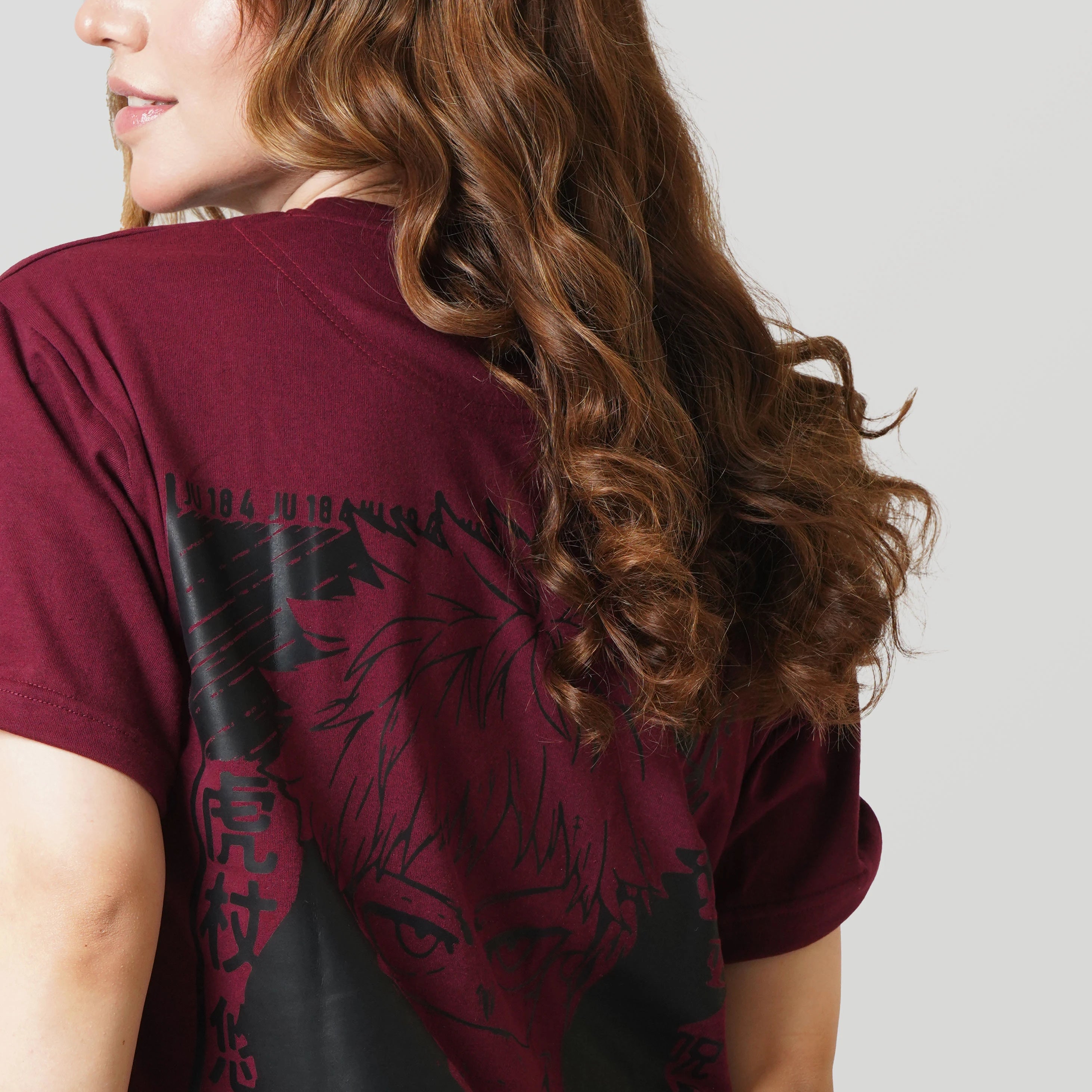 ANIME MAROON T-SHIRT Project Pegasus