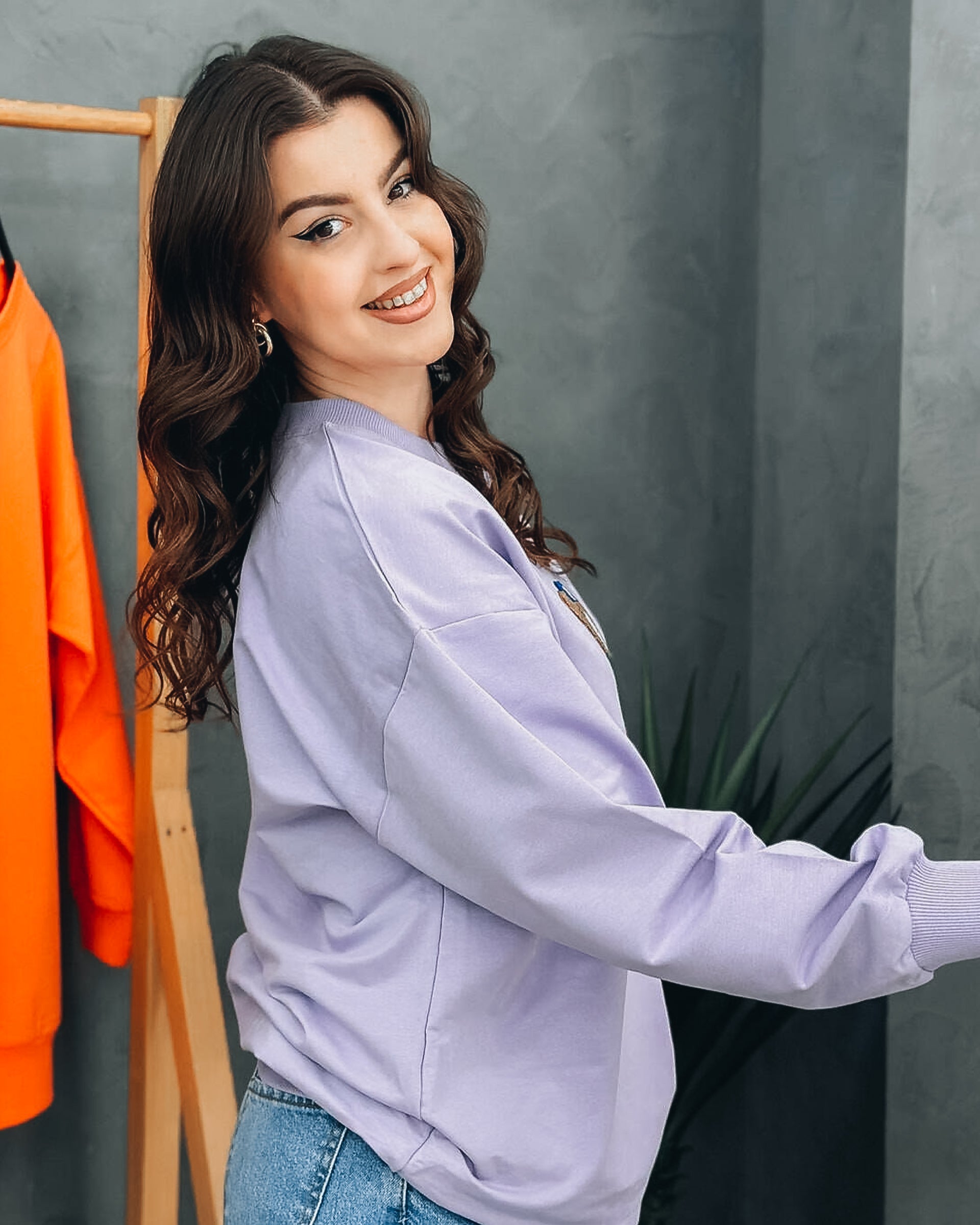 Purple Sweatshirt Pegasus