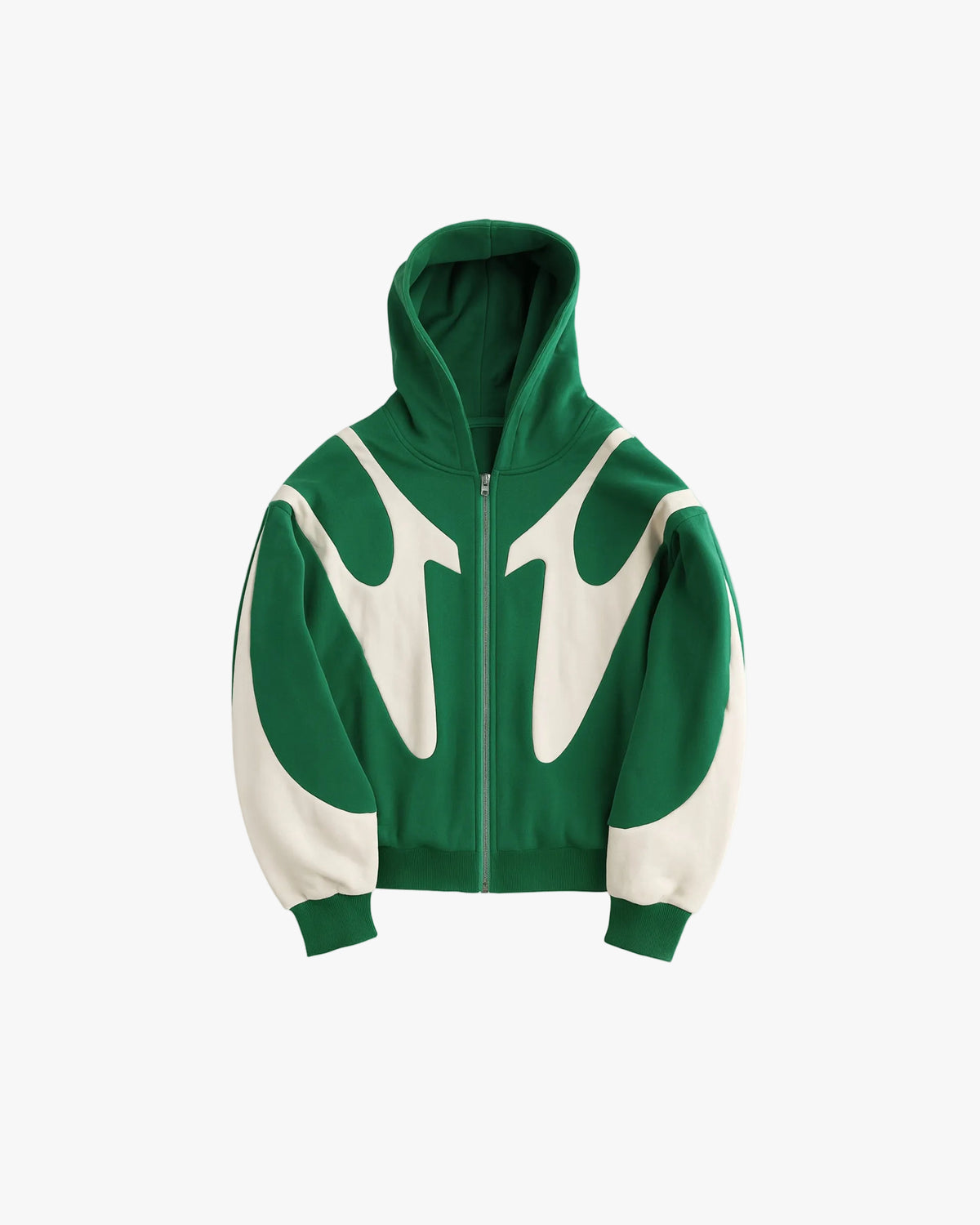 Fuse Hoodie - Green/Cream Pegasus
