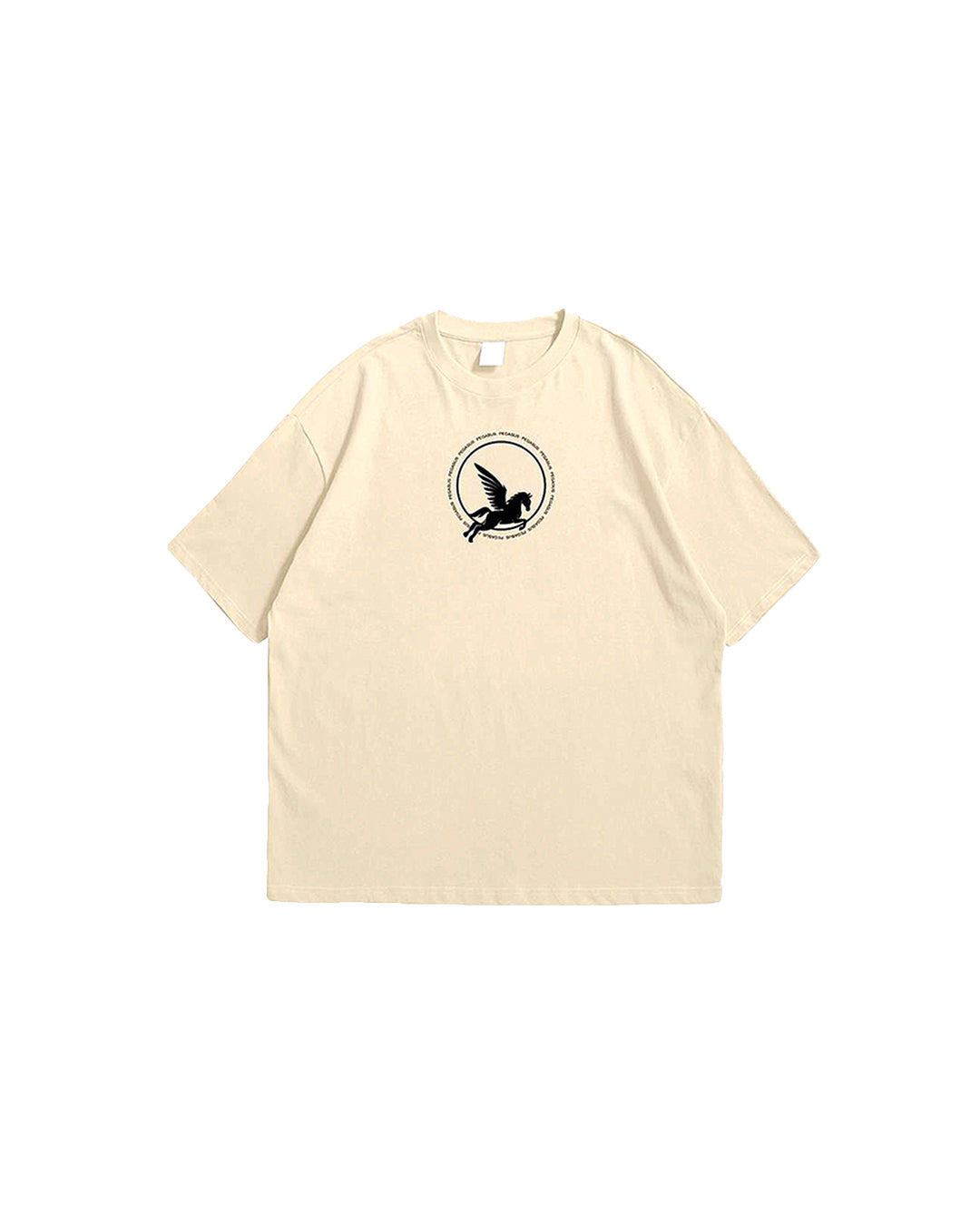 DANGEROUS ANIME T-SHIRT- BEIGE Project Pegasus