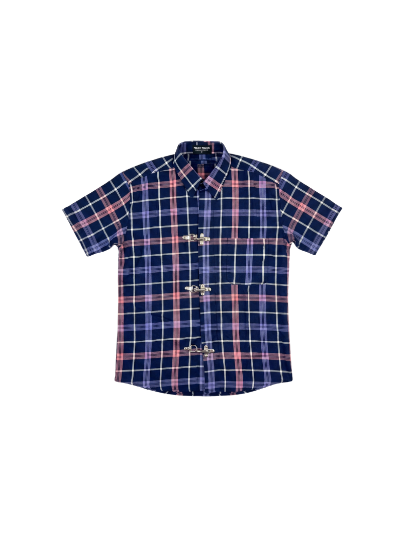BUCKLE BUTTON DOWN CHECK SHIRT Project Pegasus