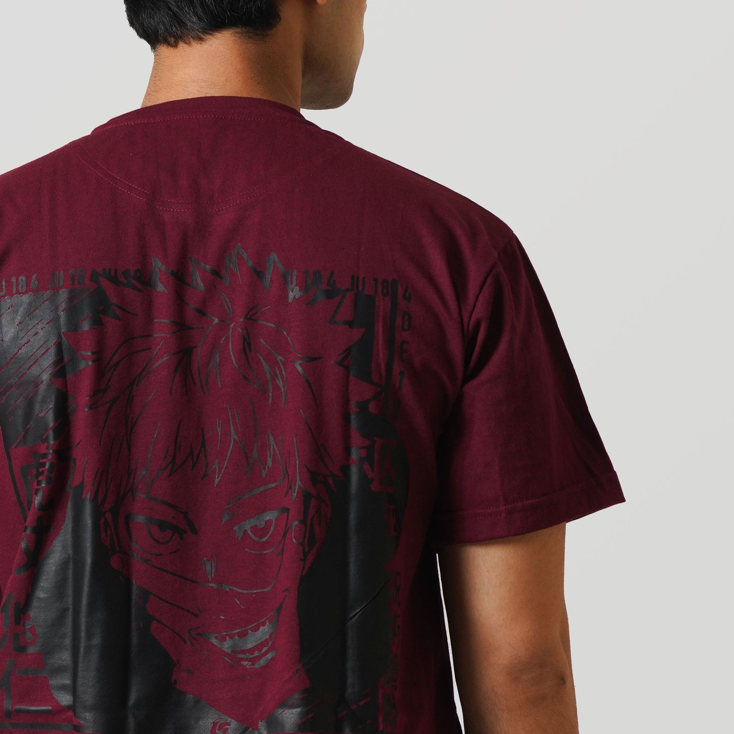 ANIME MAROON T-SHIRT