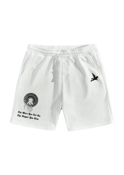 RISE HIGH SHORTS- WHITE Pegasus