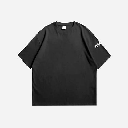 BASIC BLACK T-SHIRT- BOXY FIT