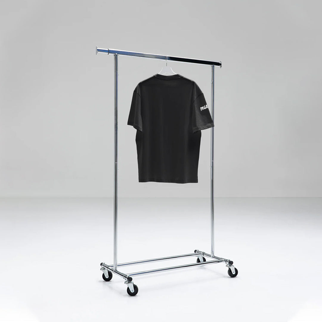 BASIC BLACK T-SHIRT- BOXY FIT