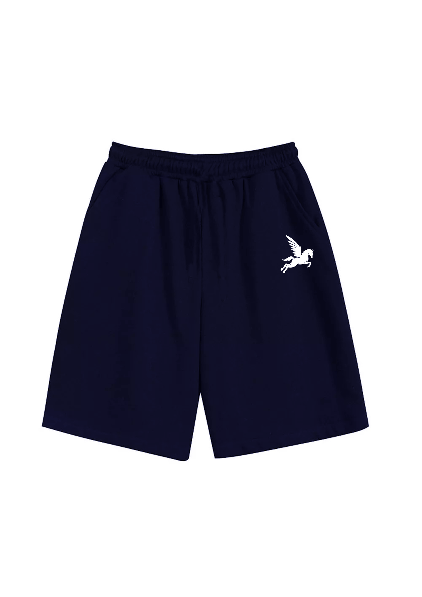 Navy Blue Basic Shorts