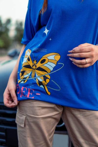 BUTTERFLY T-SHIRT- OVERSIZED Pegasus