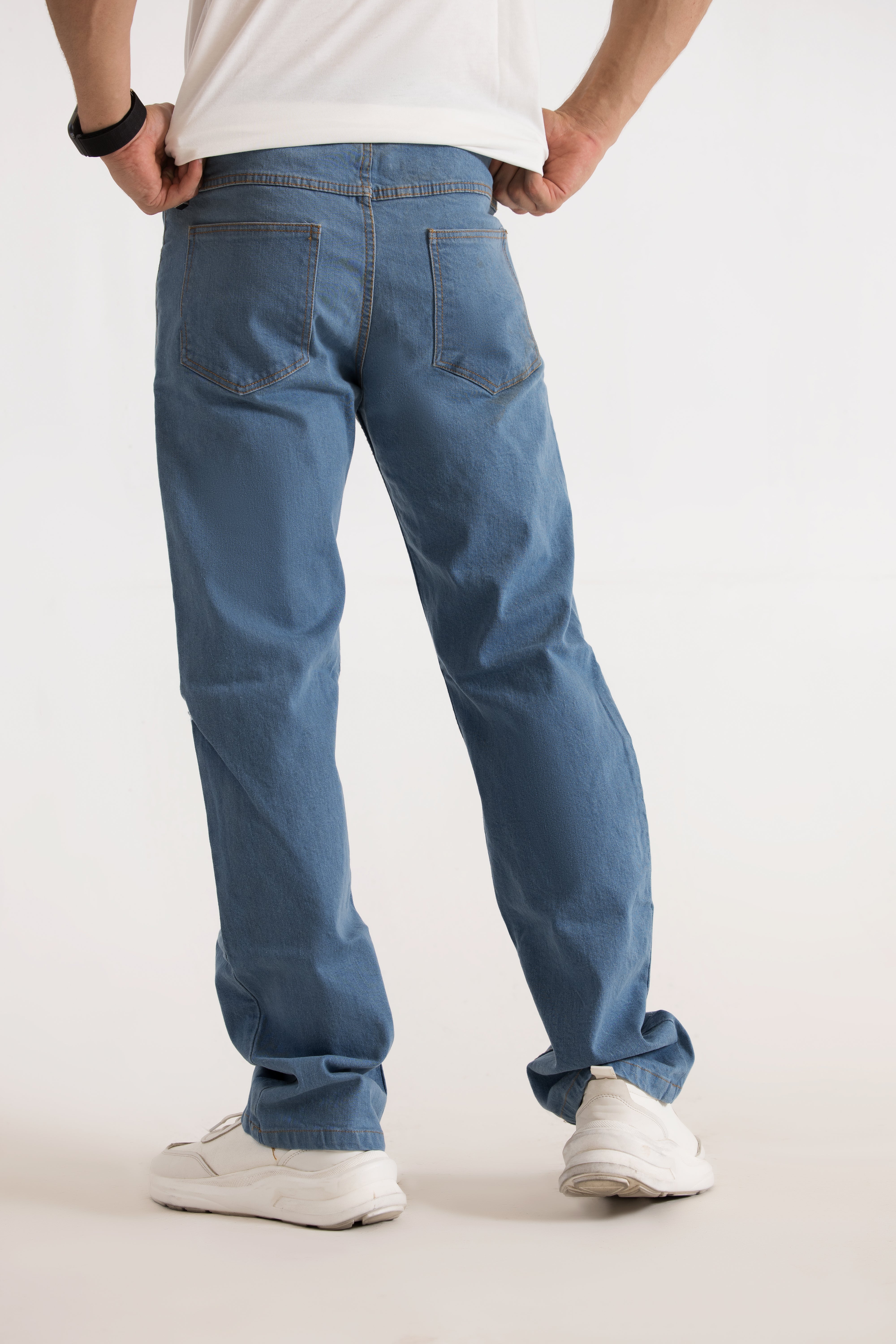 BLUE BAGGY JEANS