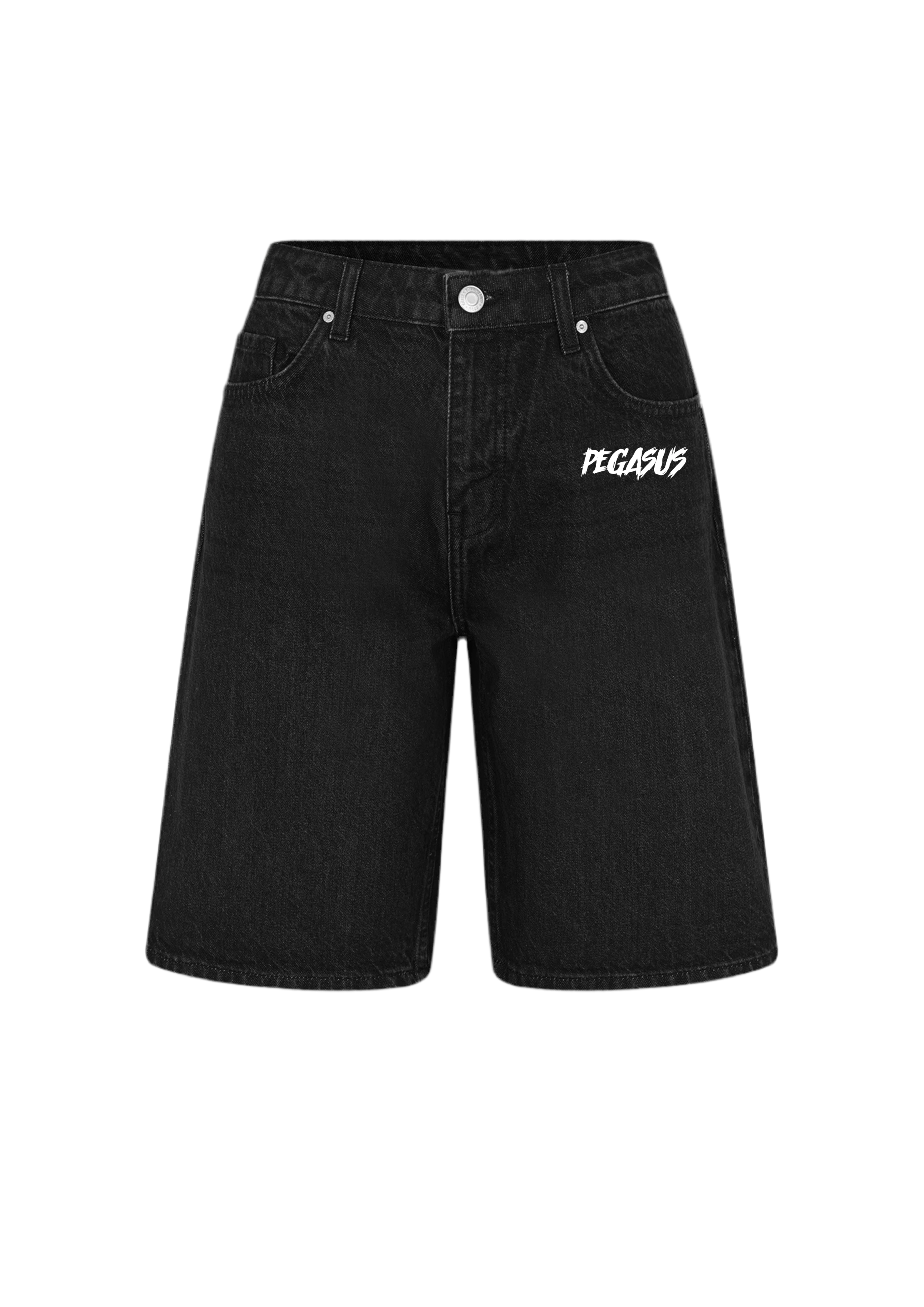 BLACK JORTS - UNISEX Pegasus