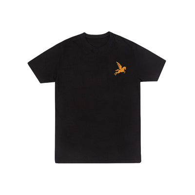 DON'T LOOK BACK T-SHIRT- BLACK Pegasus