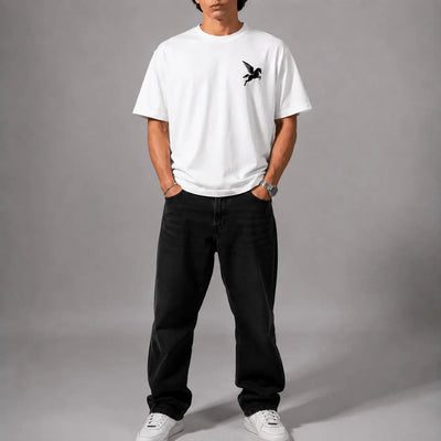 RISE HIGH T-SHIRT- WHITE Project Pegasus