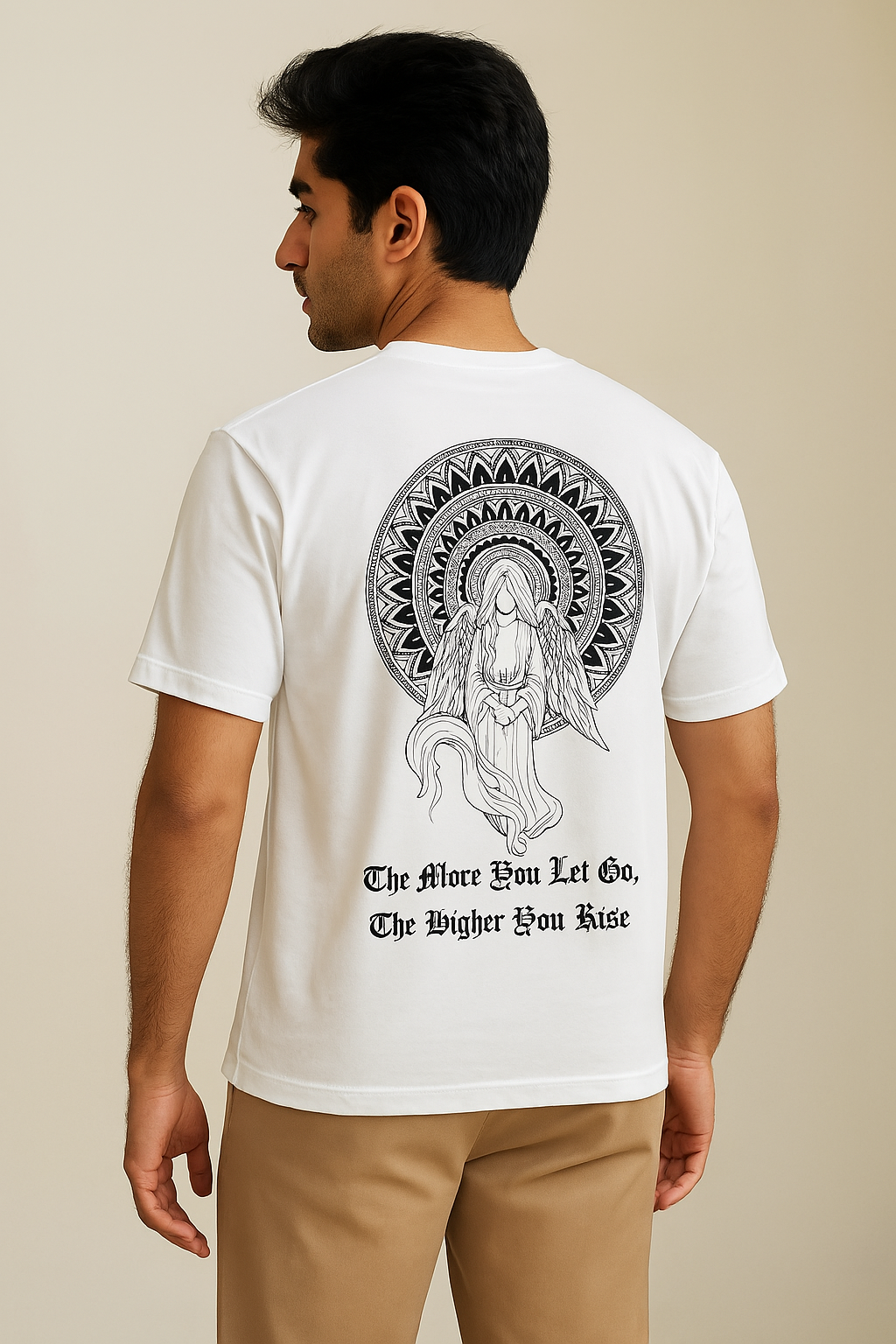 RISE HIGH T-SHIRT- WHITE