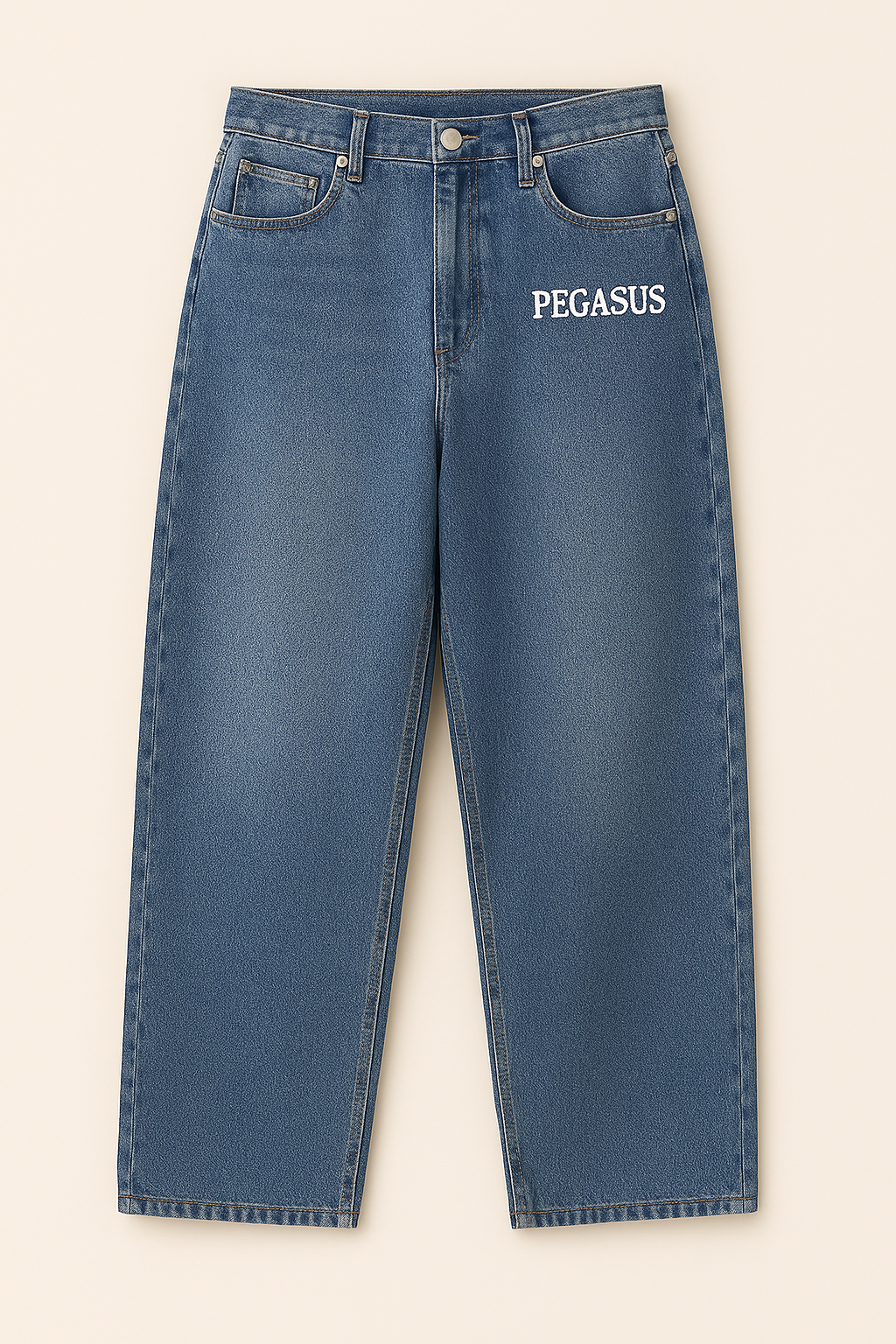 BLUE BAGGY JEANS