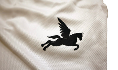 RISE HIGH SHORTS- WHITE Pegasus