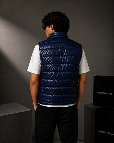 Blue Gilet Jacket Project Pegasus