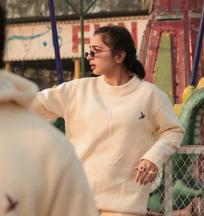 PLAIN BEIGE SWEATSHIRT