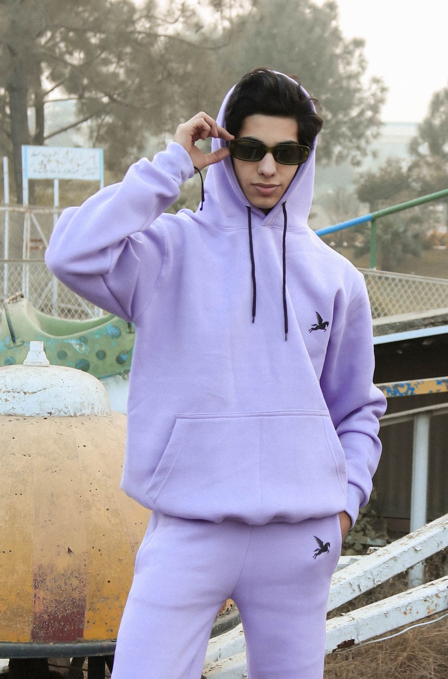 PURPLE HOODIE