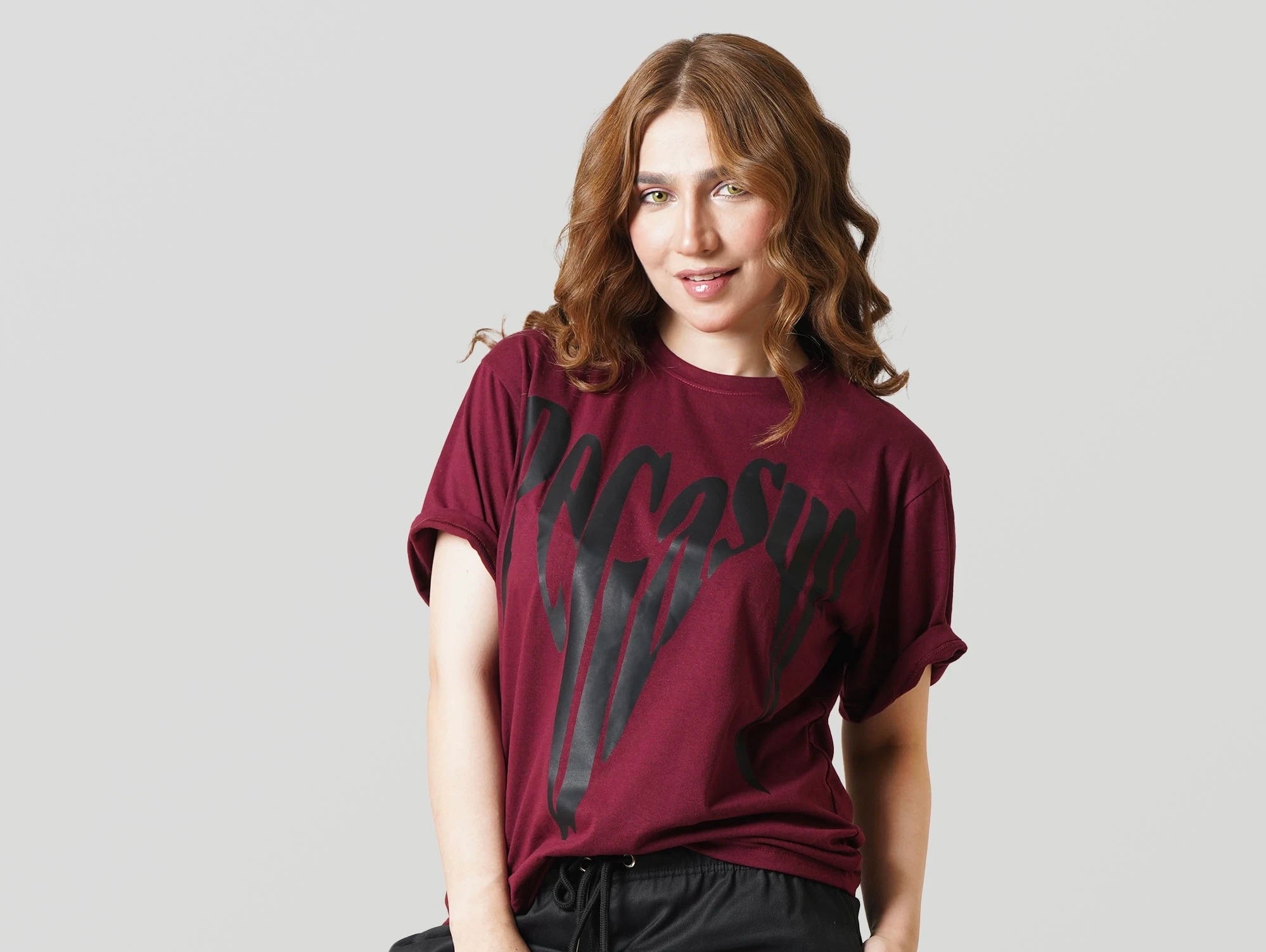 ANIME MAROON T-SHIRT Project Pegasus