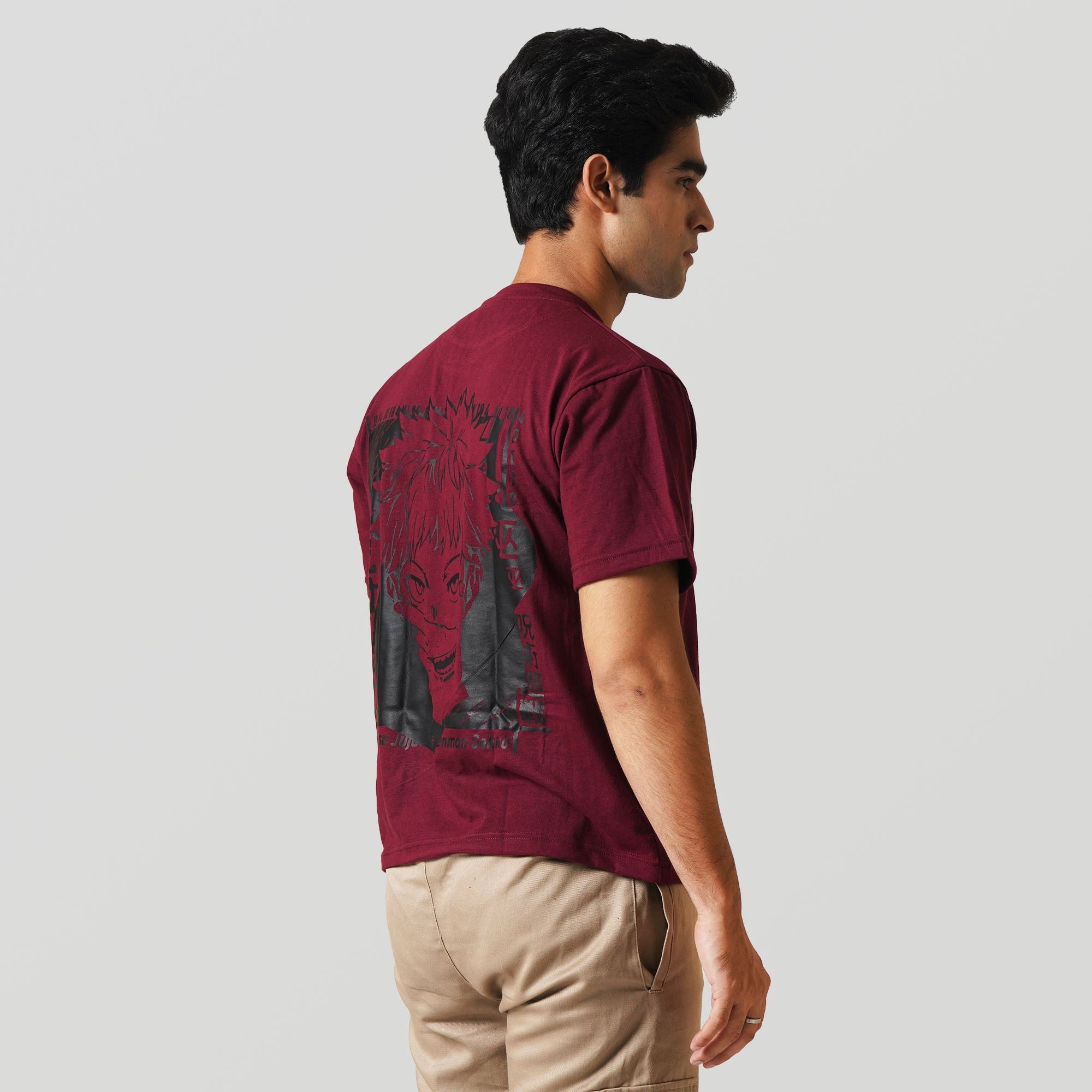 ANIME MAROON T-SHIRT Project Pegasus