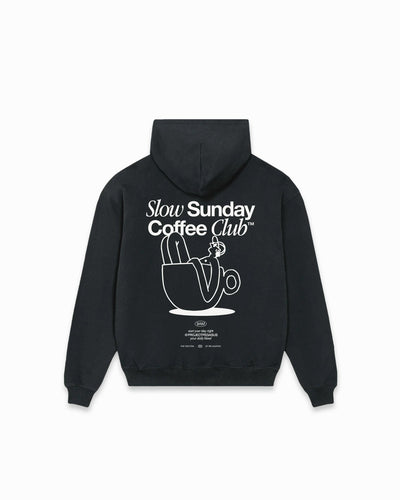 Coffee Club Cropped- Pullover Hoodie Pegasus