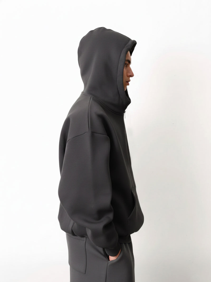 Cozy Cropped Hoodie - GRAY Project Pegasus