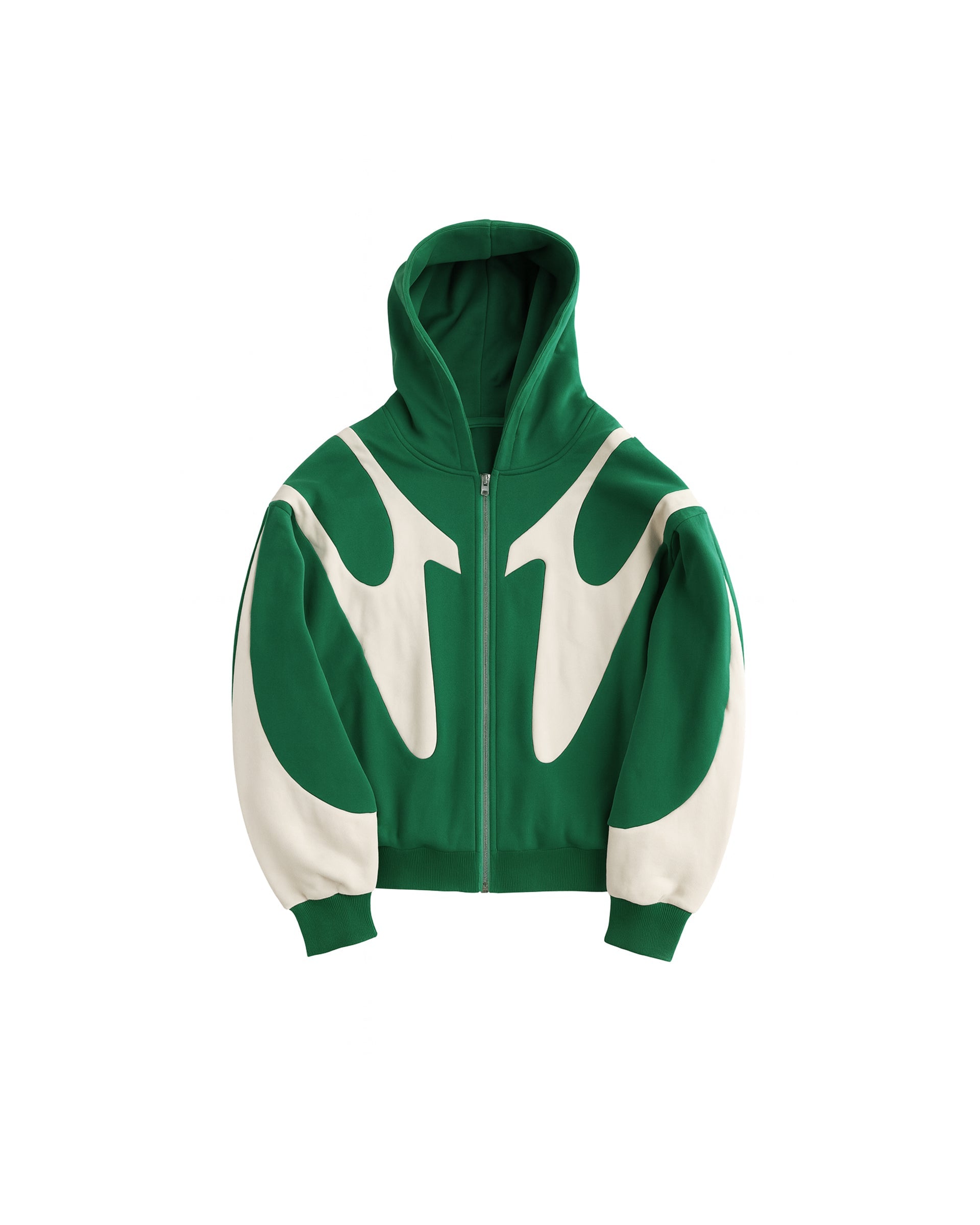 Fuse Hoodie - Green/Cream Pegasus