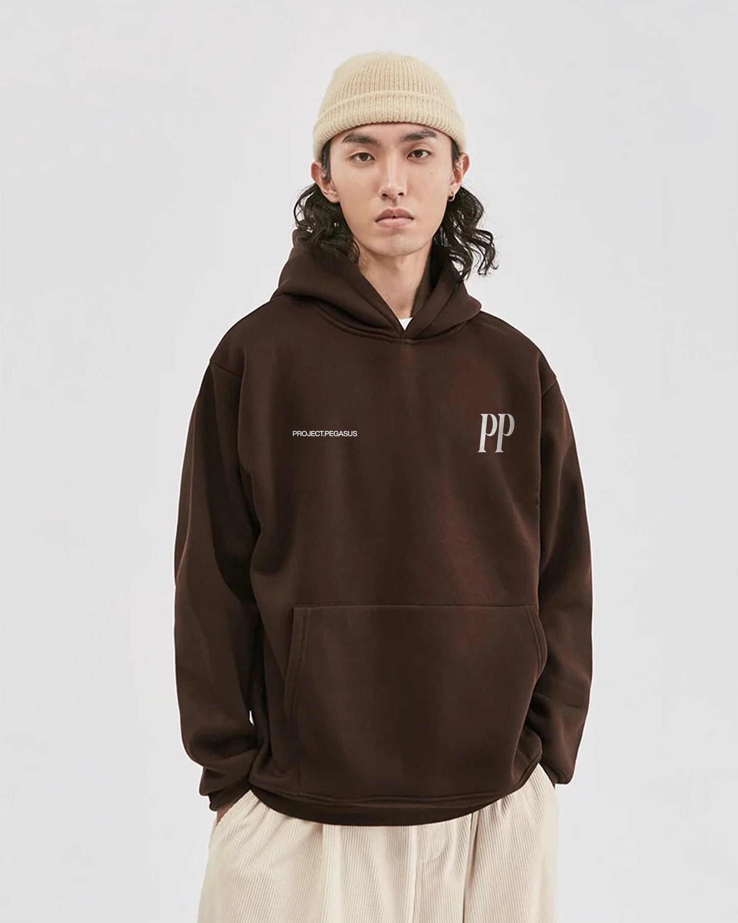 PEGASUS HOODIE- BROWN