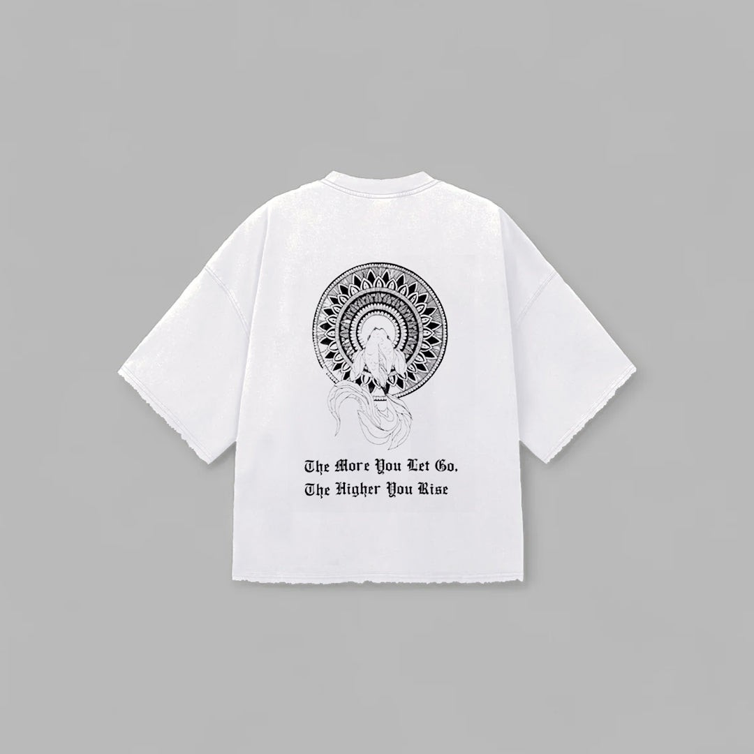 RISE HIGH T-SHIRT- WHITE Pegasus